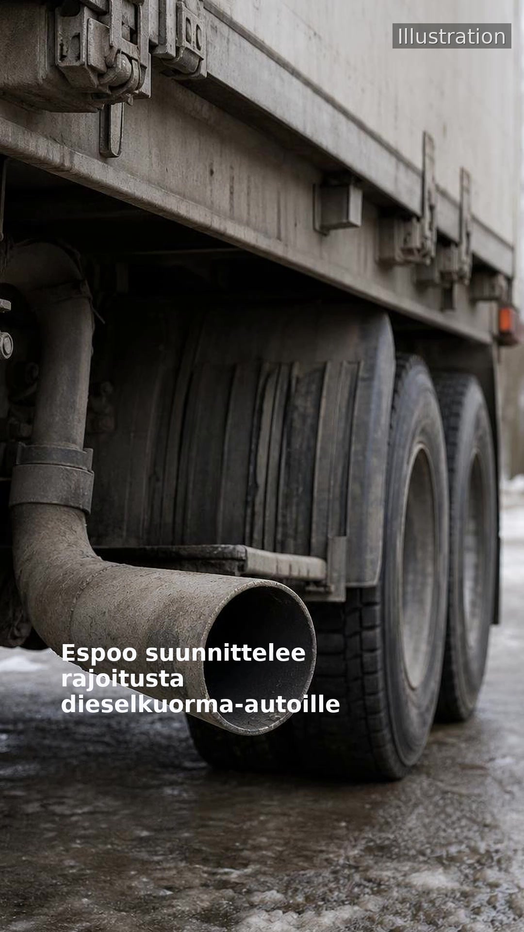 Espoo suunnittelee rajoitusta dieselkuorma-autoille