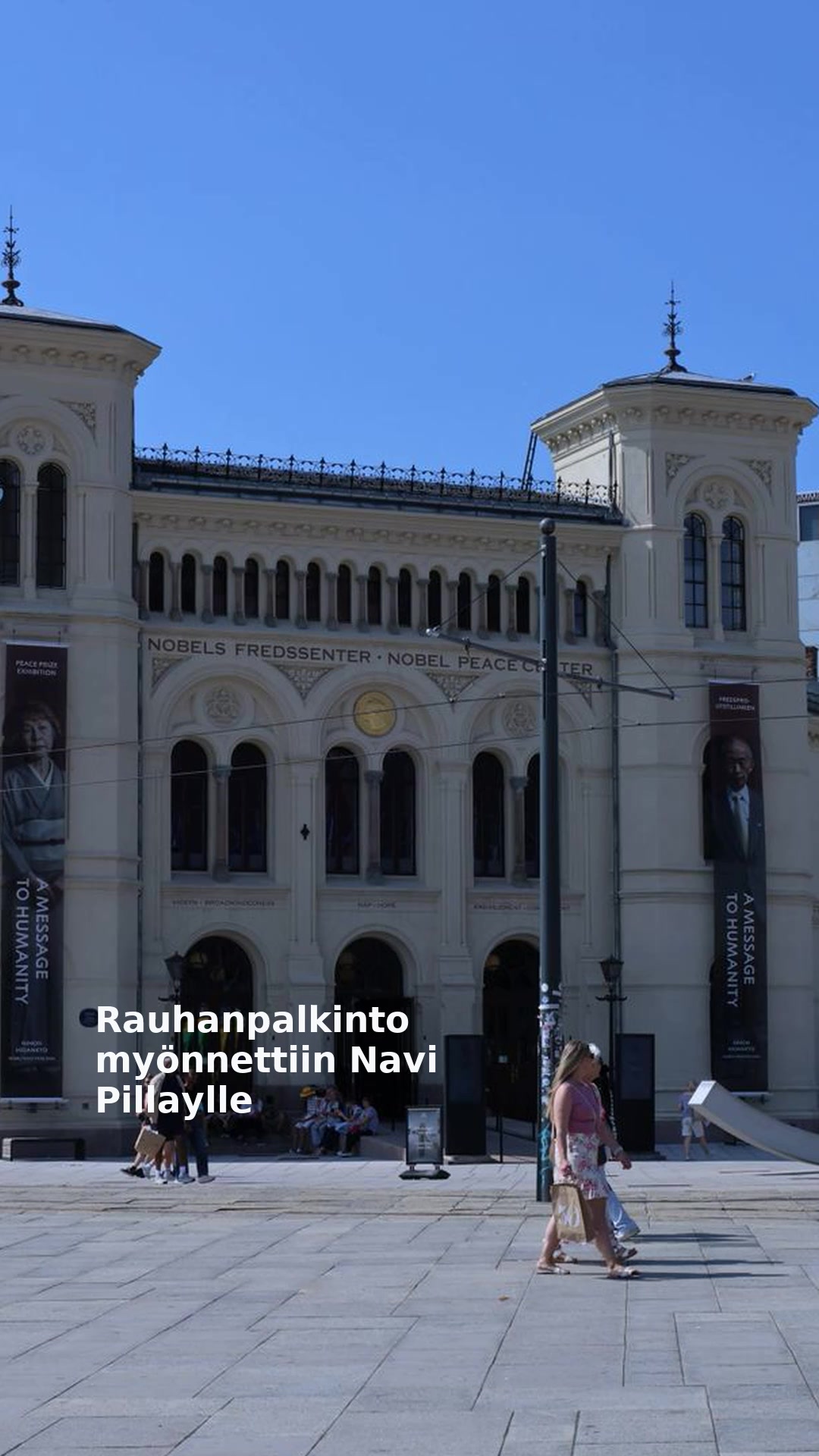 Rauhanpalkinto myönnettiin Navi Pillaylle