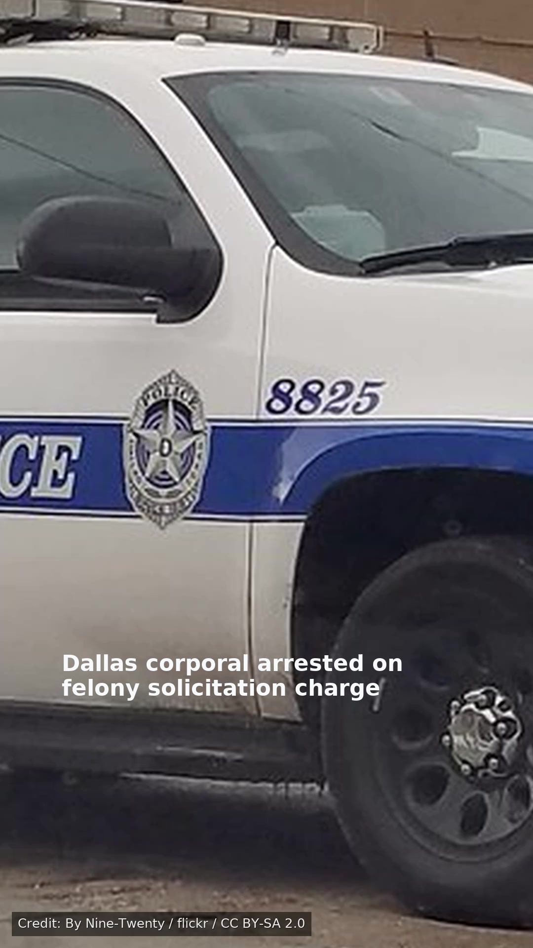 Dallas corporal arrested on felony solicitation charge