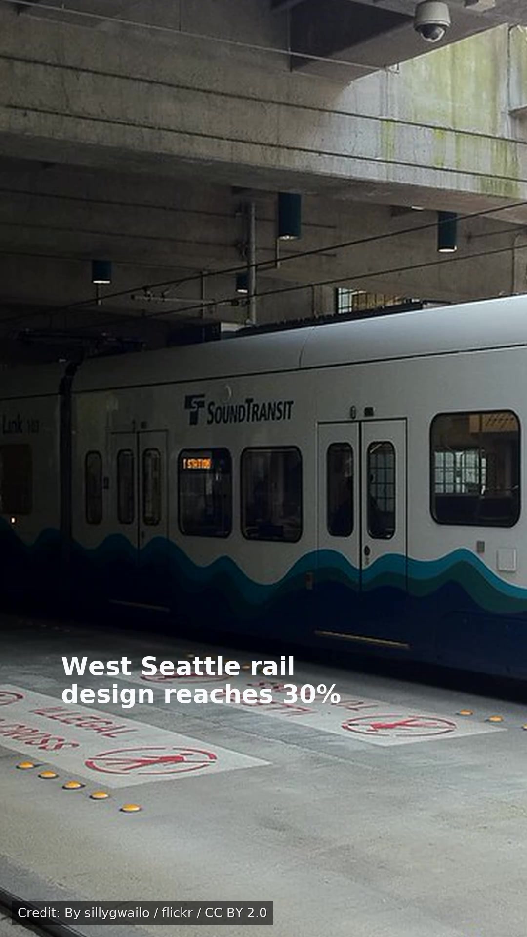 West Seattle rail design reaches 30%