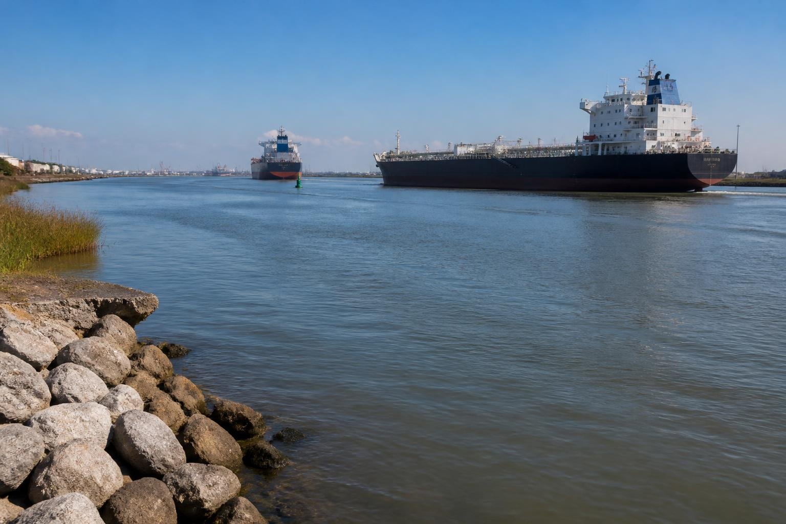 Port Houston completes its sections of Project 11 channel expansion Port Houston completes its sections of Project 11 channel expansion