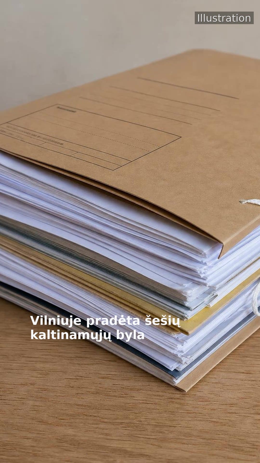 Vilniuje pradėta šešių kaltinamųjų byla