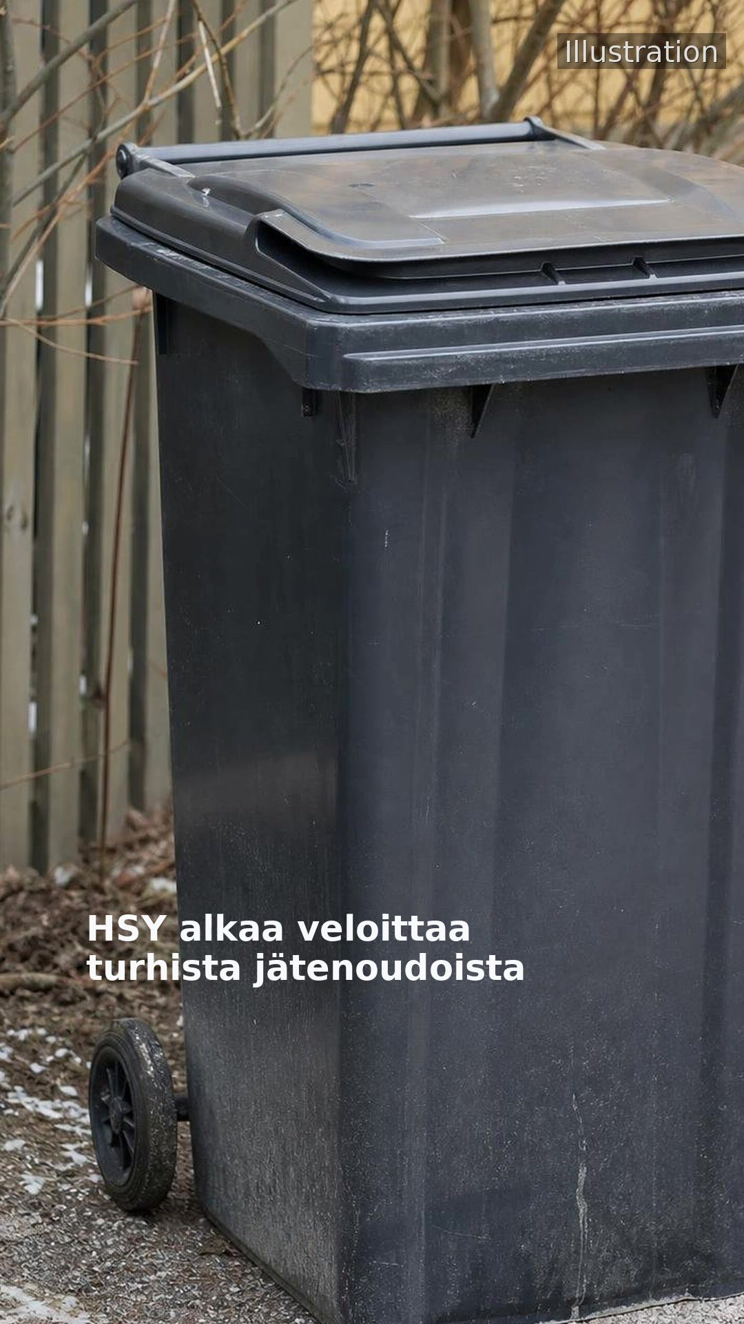 HSY alkaa veloittaa turhista jätenoudoista