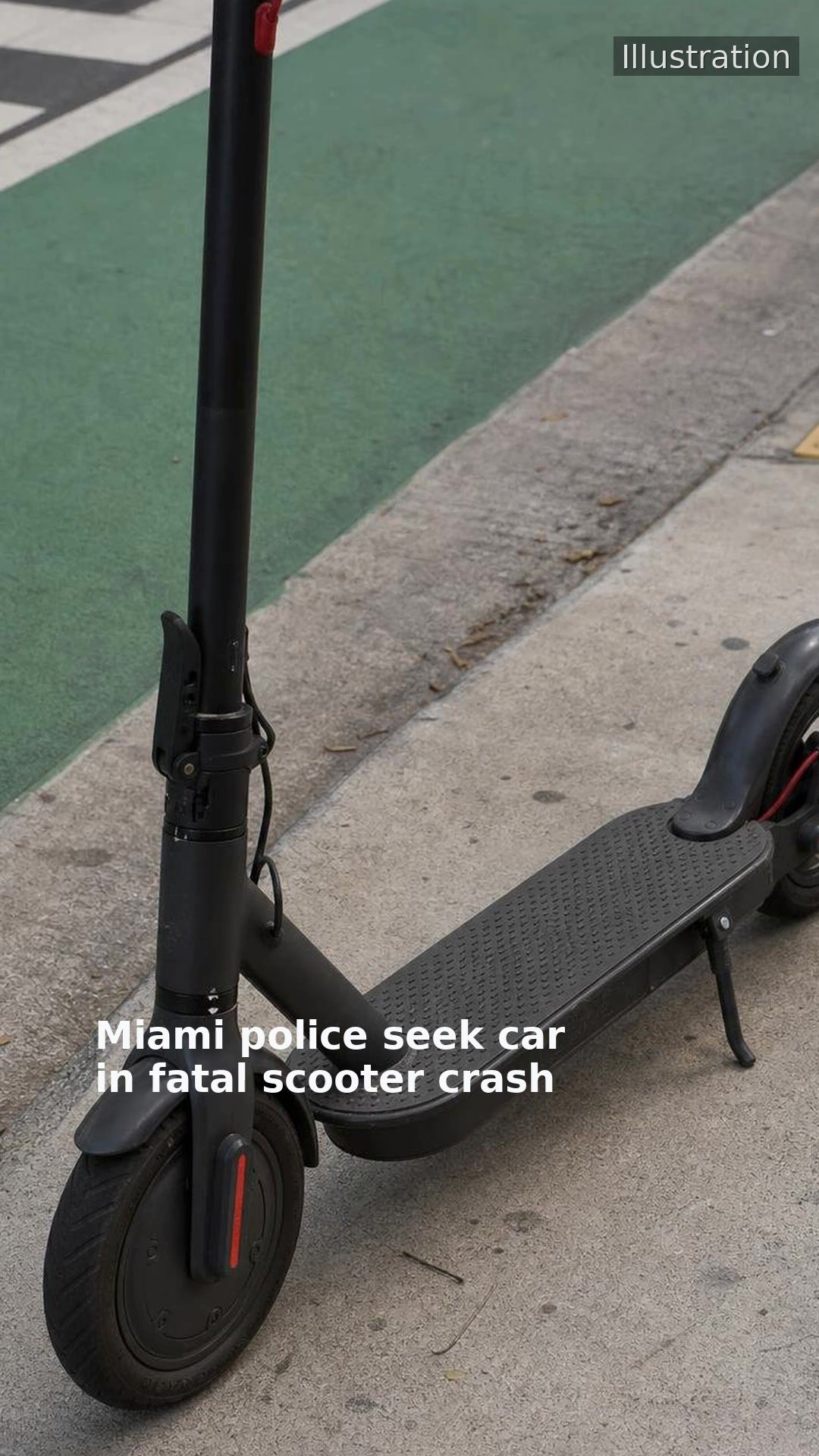 Miami police seek car in fatal scooter crash