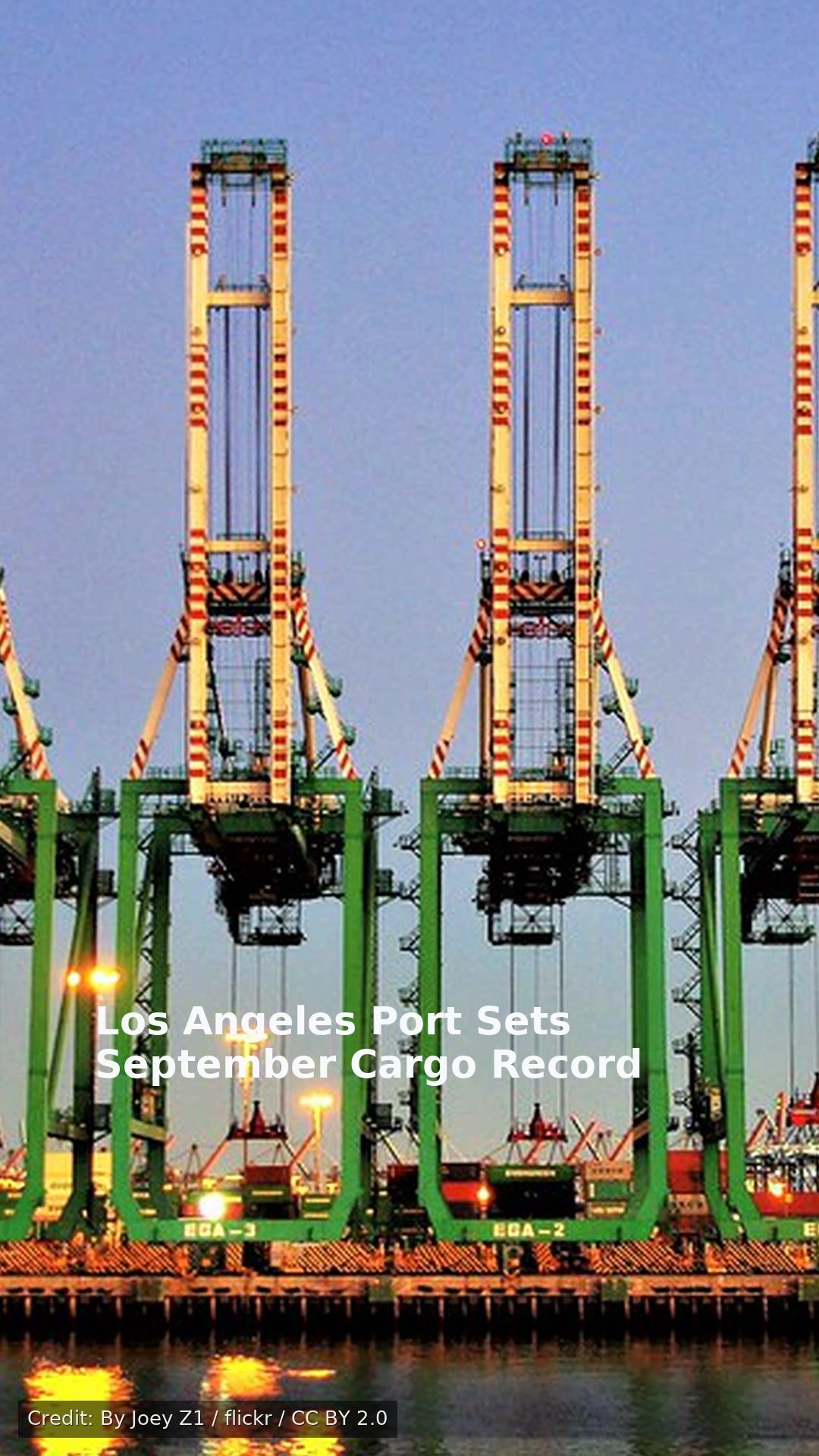 Los Angeles Port Sets September Cargo Record