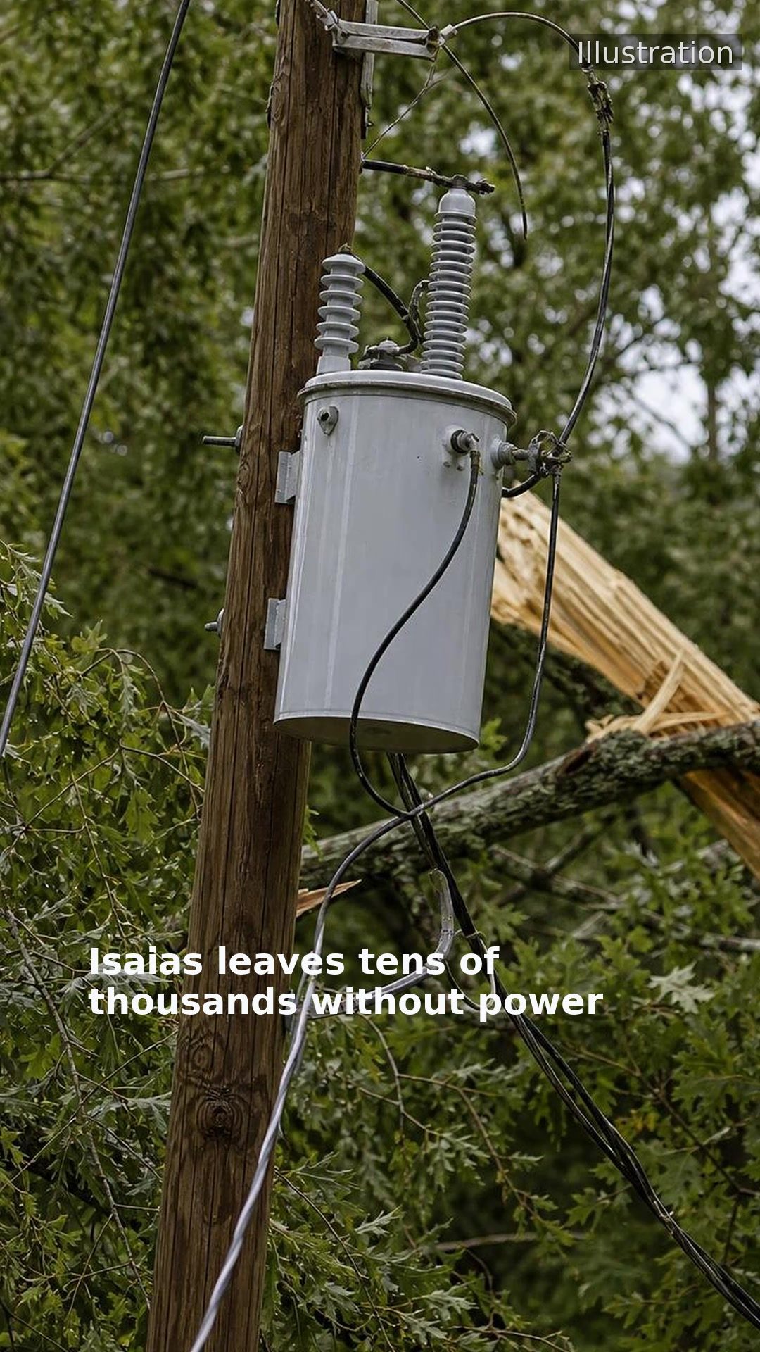 Isaias leaves tens of thousands without power