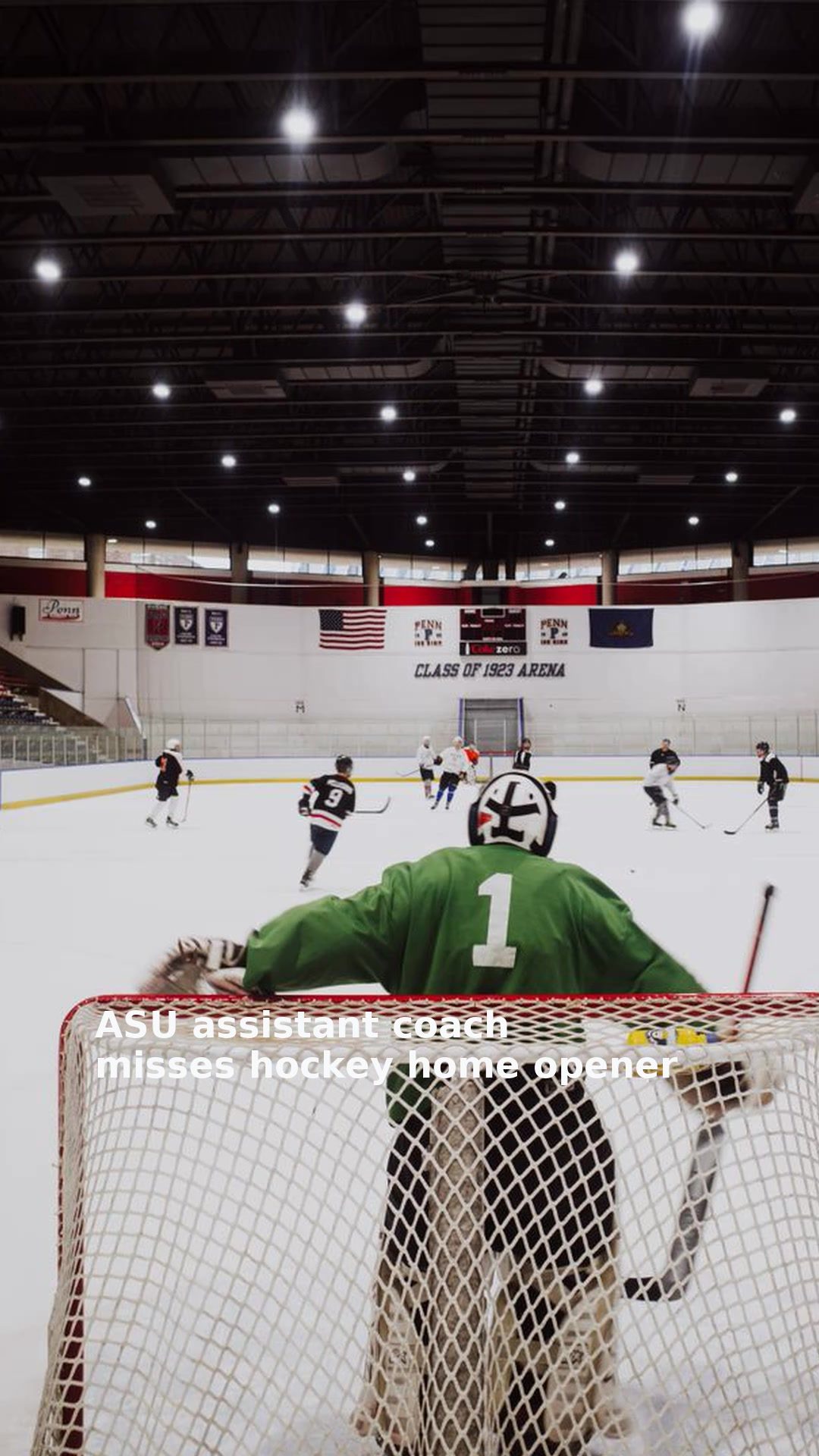 ASU assistant coach misses hockey home opener