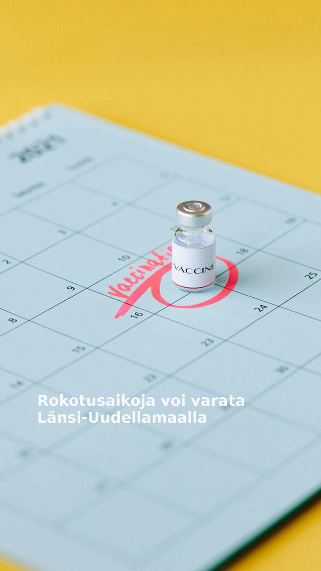 Rokotusaikoja voi varata Länsi-Uudellamaalla