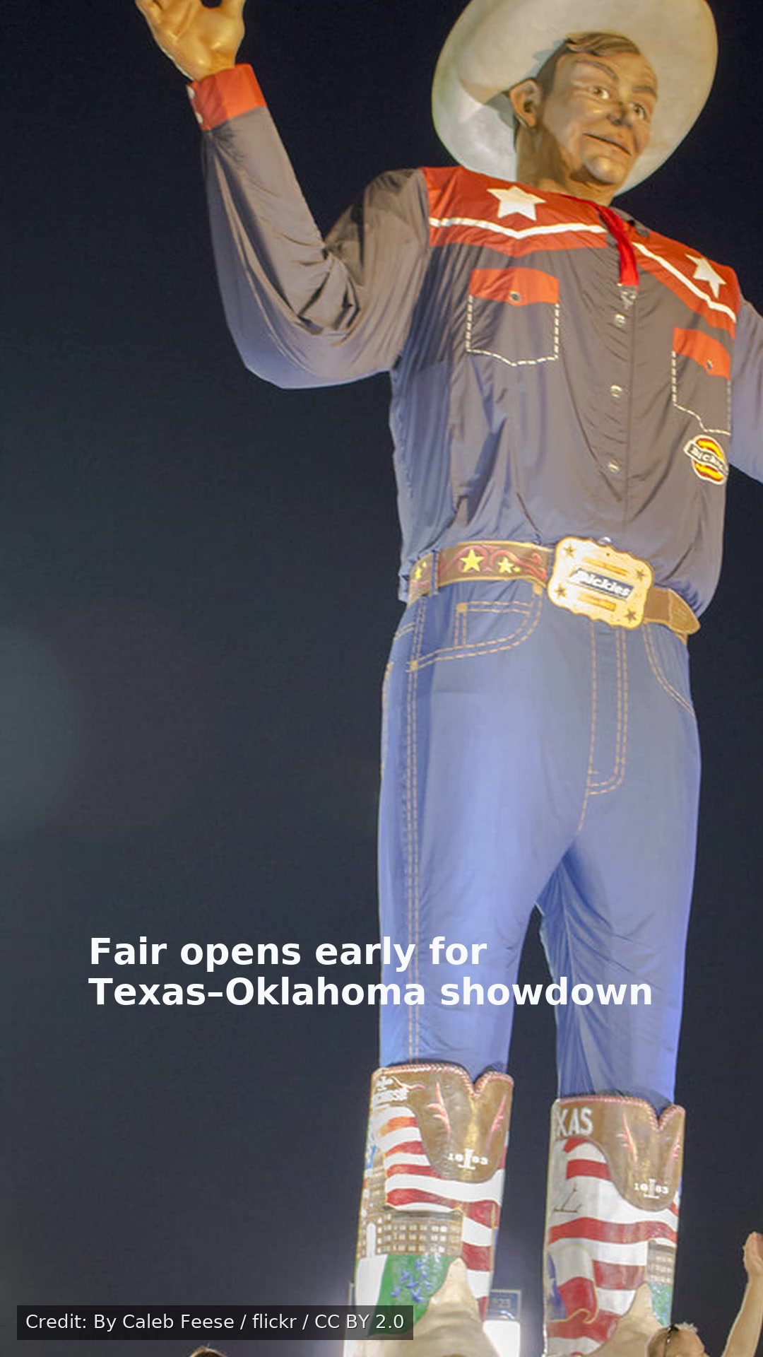 Fair opens early for Texas–Oklahoma showdown