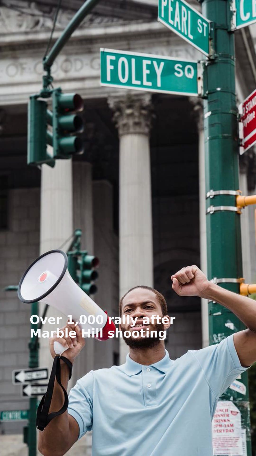 Over 1,000 rally after Marble Hill shooting