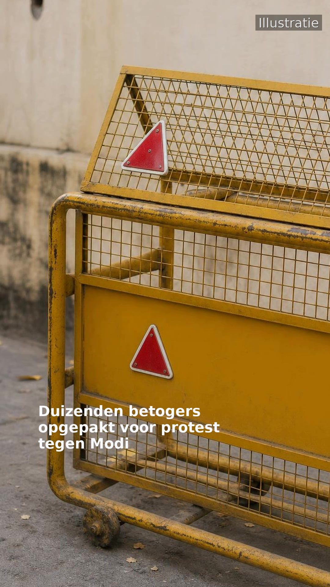 Duizenden betogers opgepakt voor protest tegen Modi