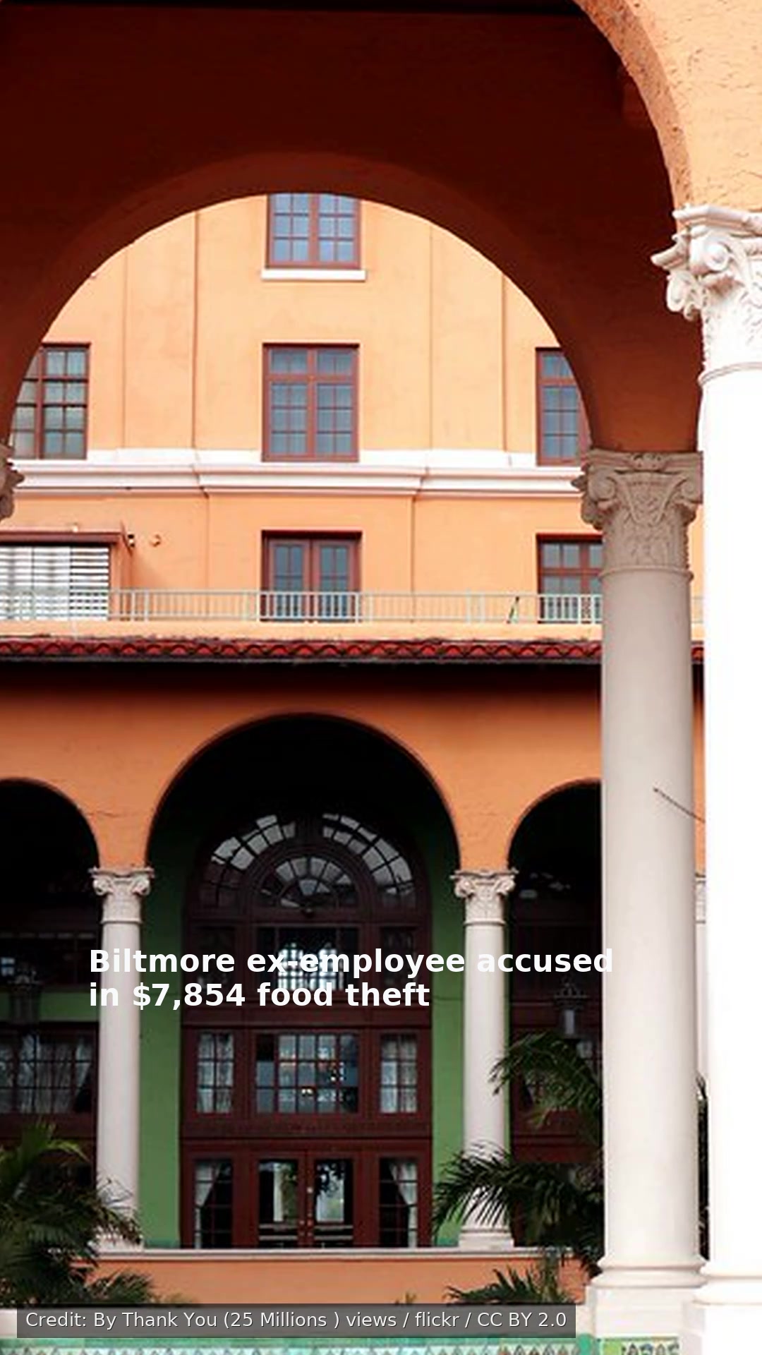Biltmore ex-employee accused in $7,854 food theft