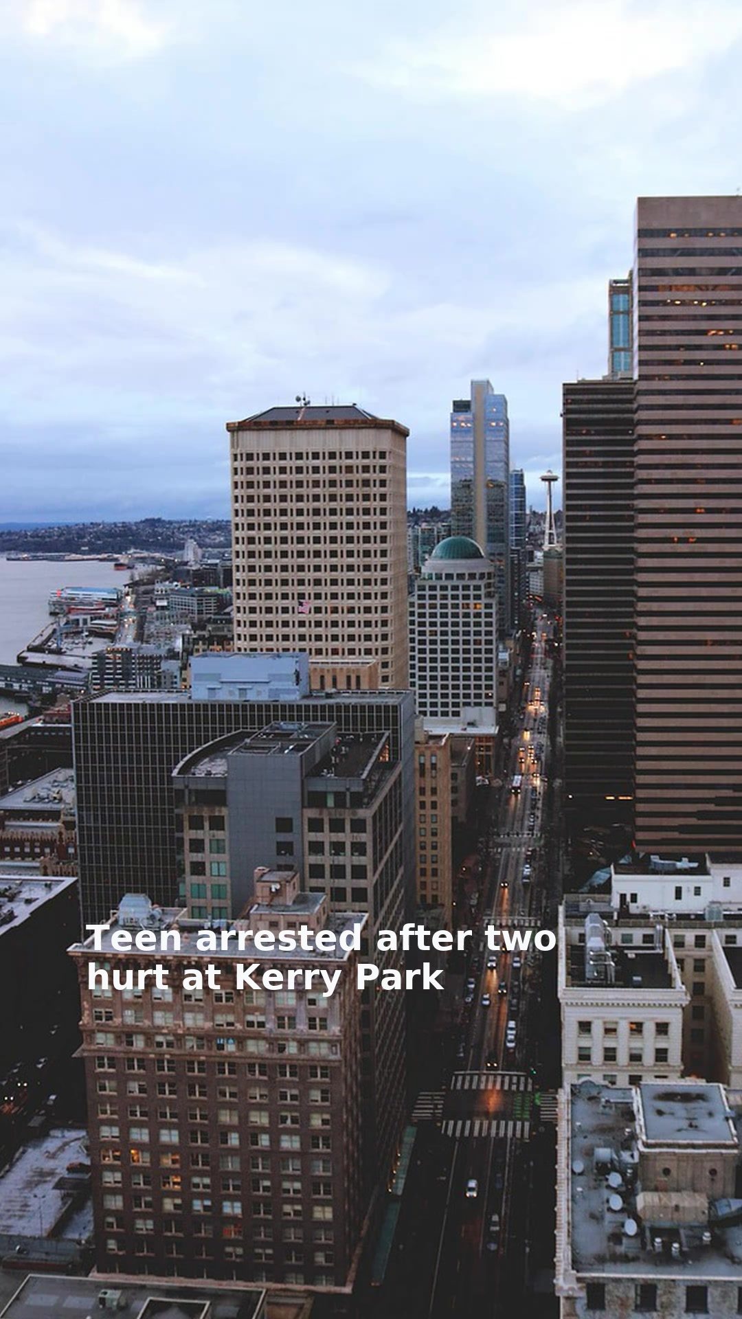 Teen arrested after two hurt at Kerry Park