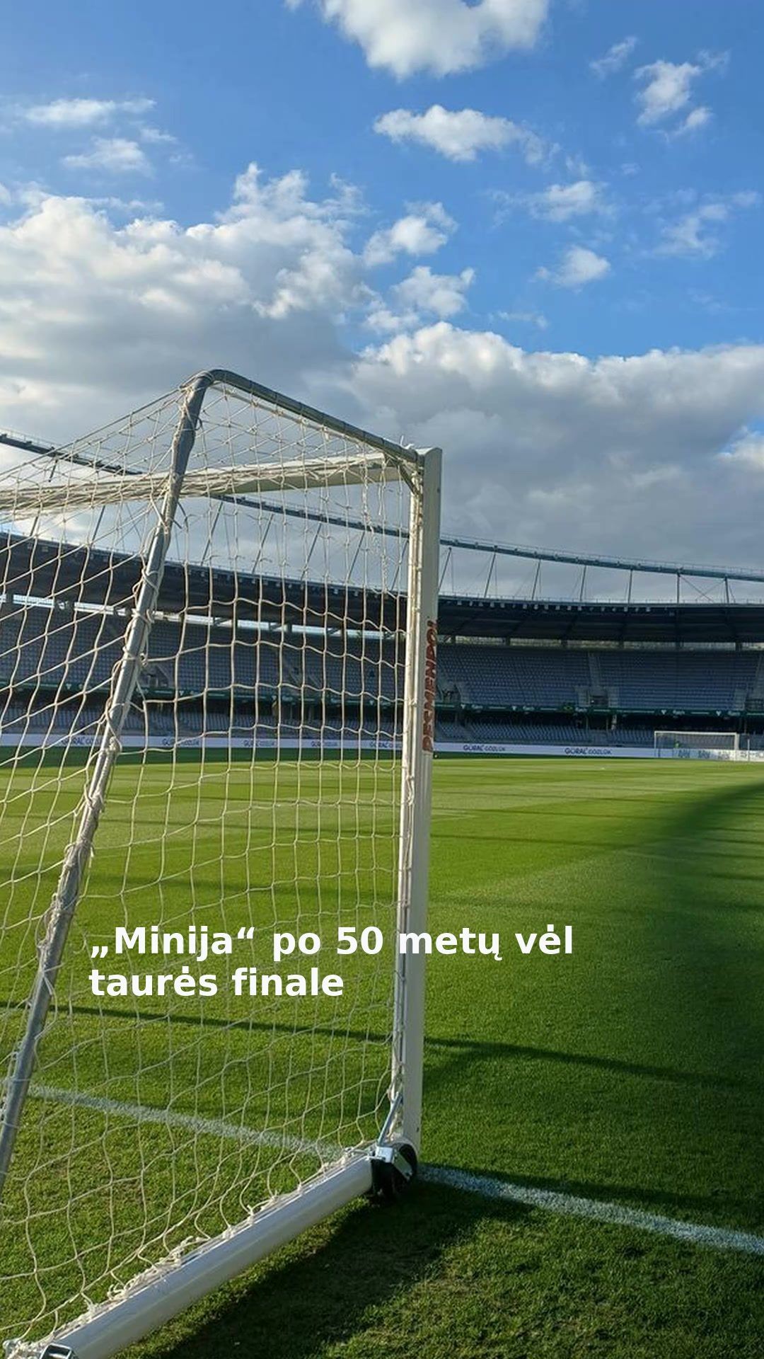 „Minija“ po 50 metų vėl taurės finale