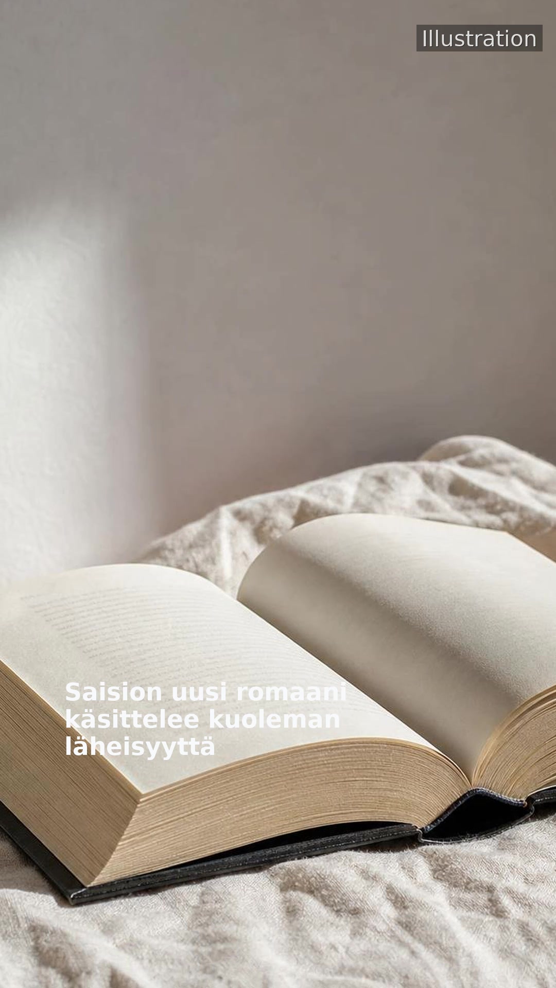 Saision uusi romaani käsittelee kuoleman läheisyyttä