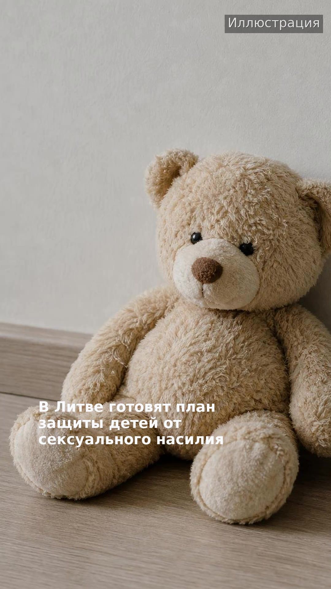 В Литве готовят план защиты детей от сексуального насилия