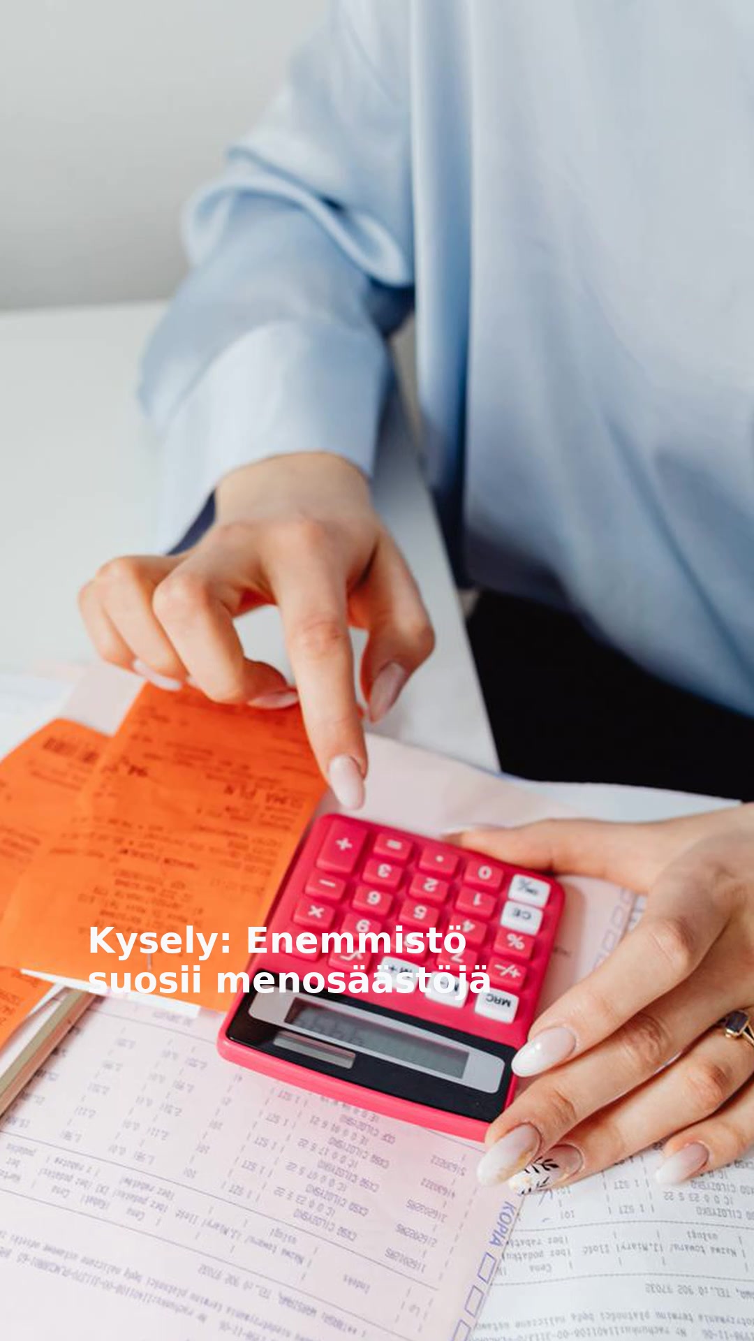 Kysely: Enemmistö suosii menosäästöjä