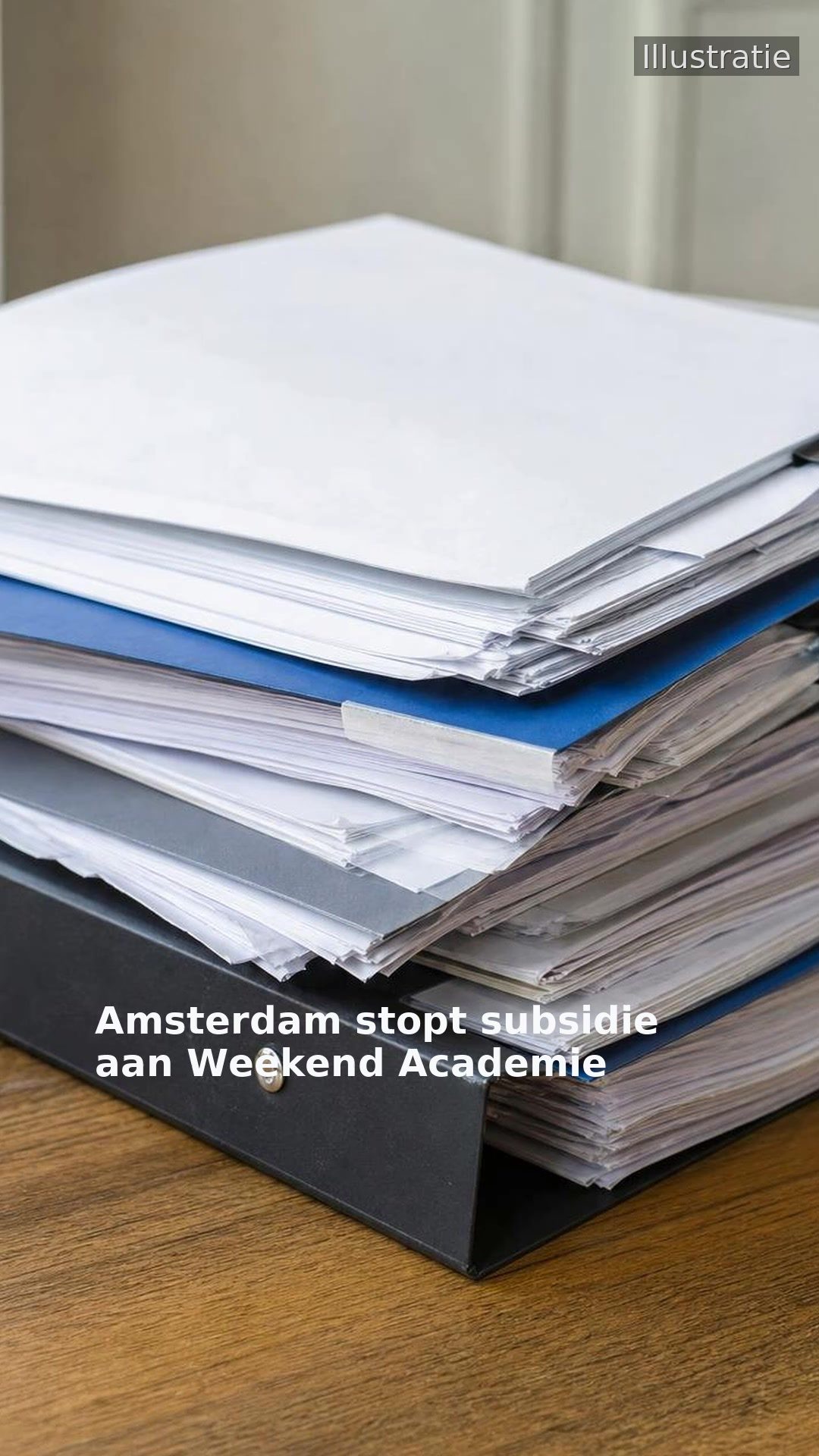 Amsterdam stopt subsidie aan Weekend Academie