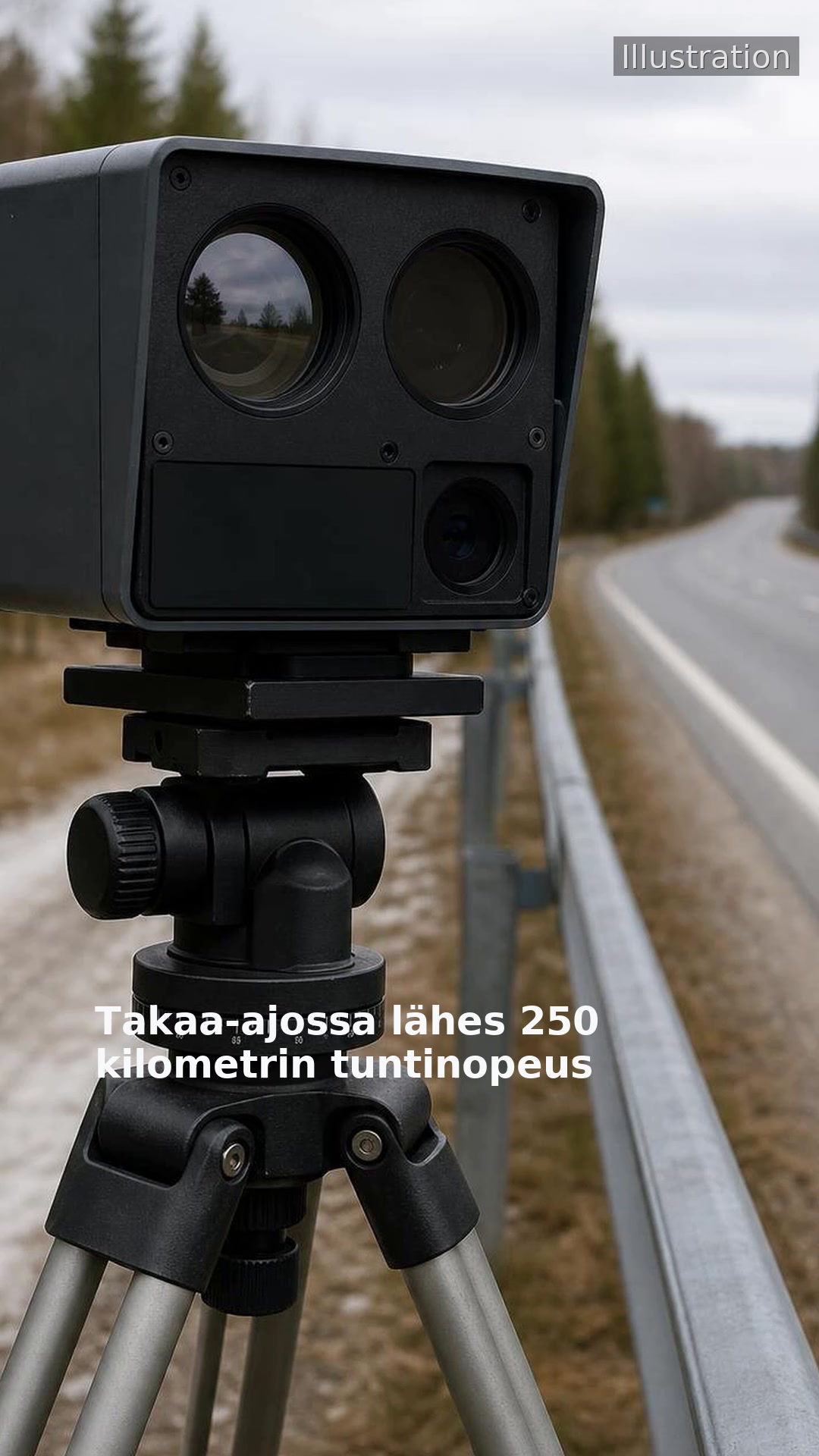 Takaa-ajossa lähes 250 kilometrin tuntinopeus