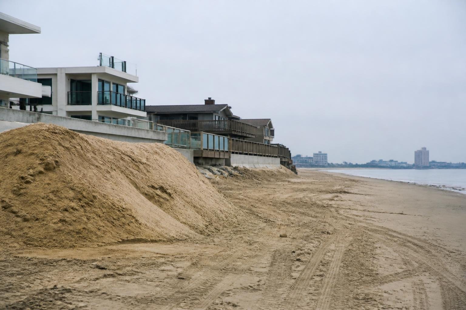 Long Beach red-tags 13 beachfront homes amid Tropical Storm Rachel surf