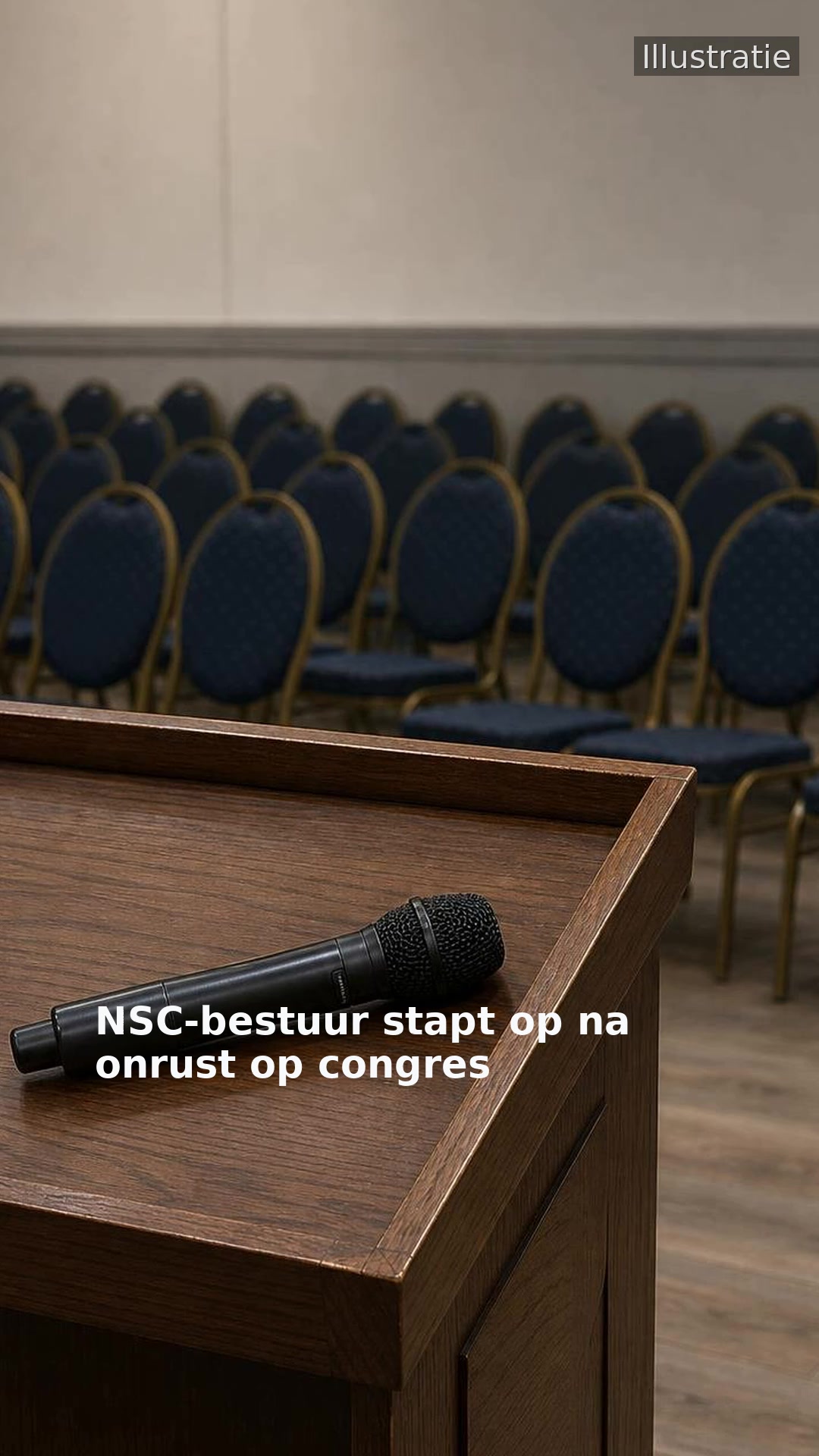 NSC-bestuur stapt op na onrust op congres