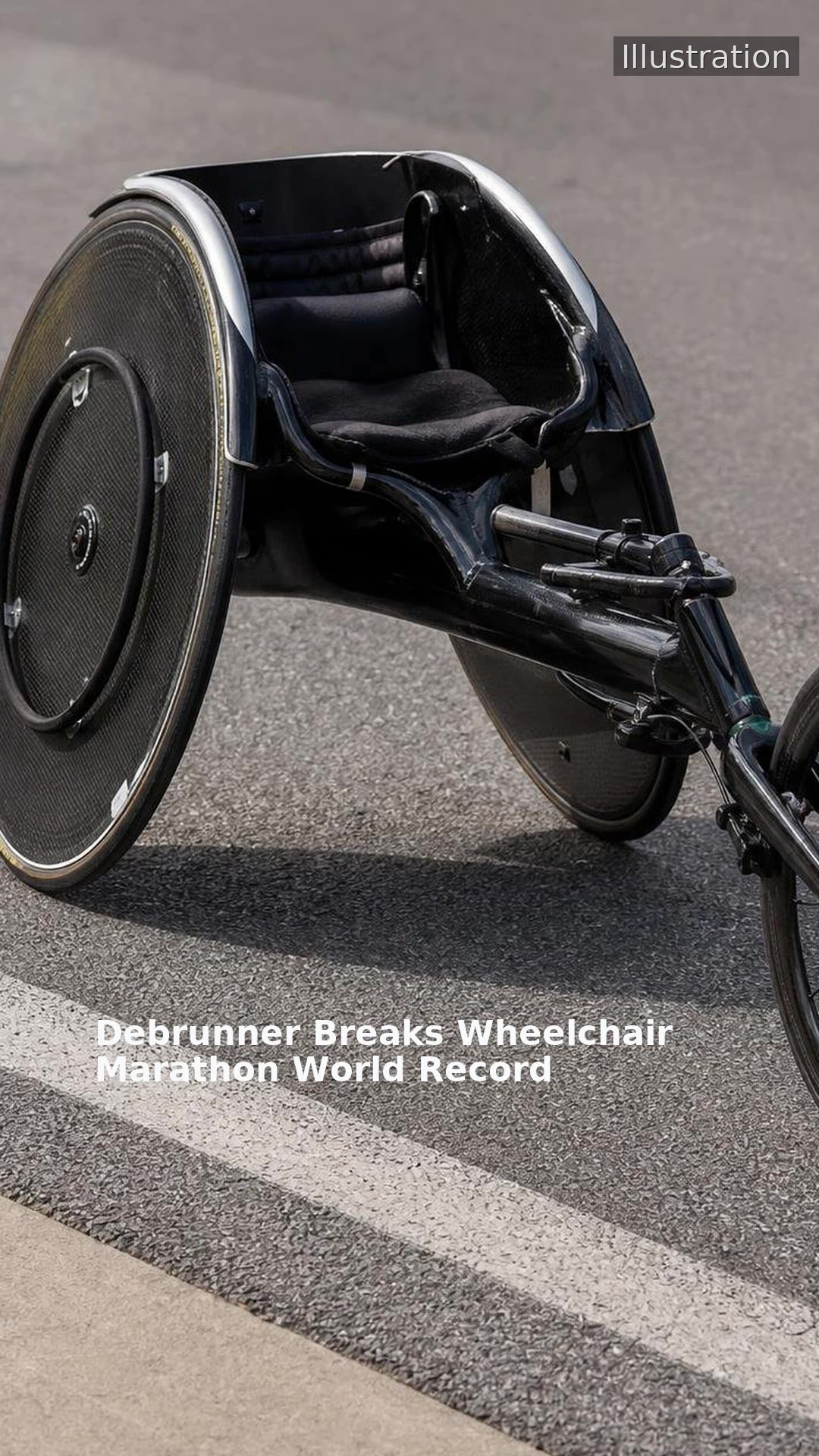 Debrunner Breaks Wheelchair Marathon World Record