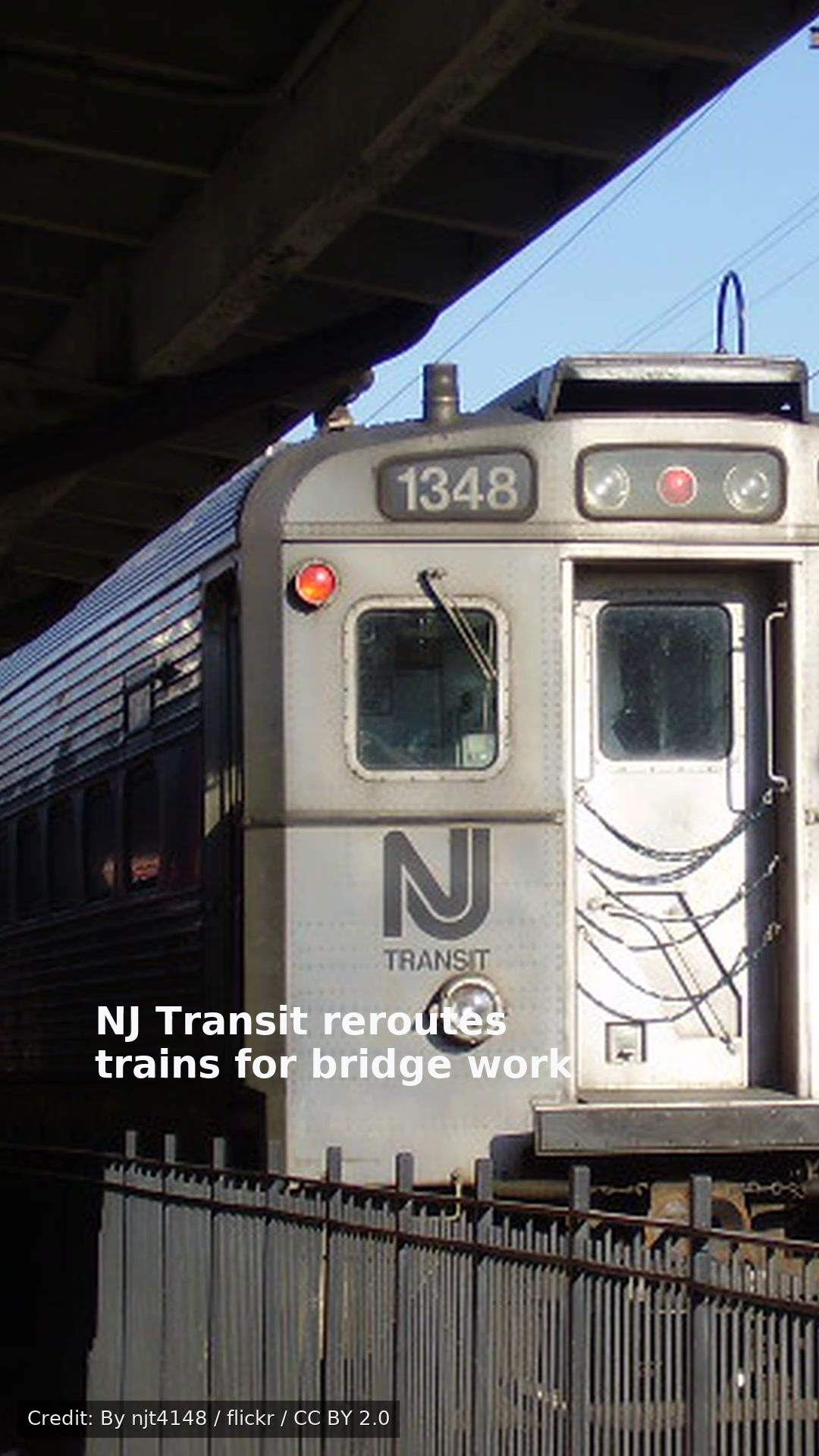 NJ Transit reroutes trains for bridge work