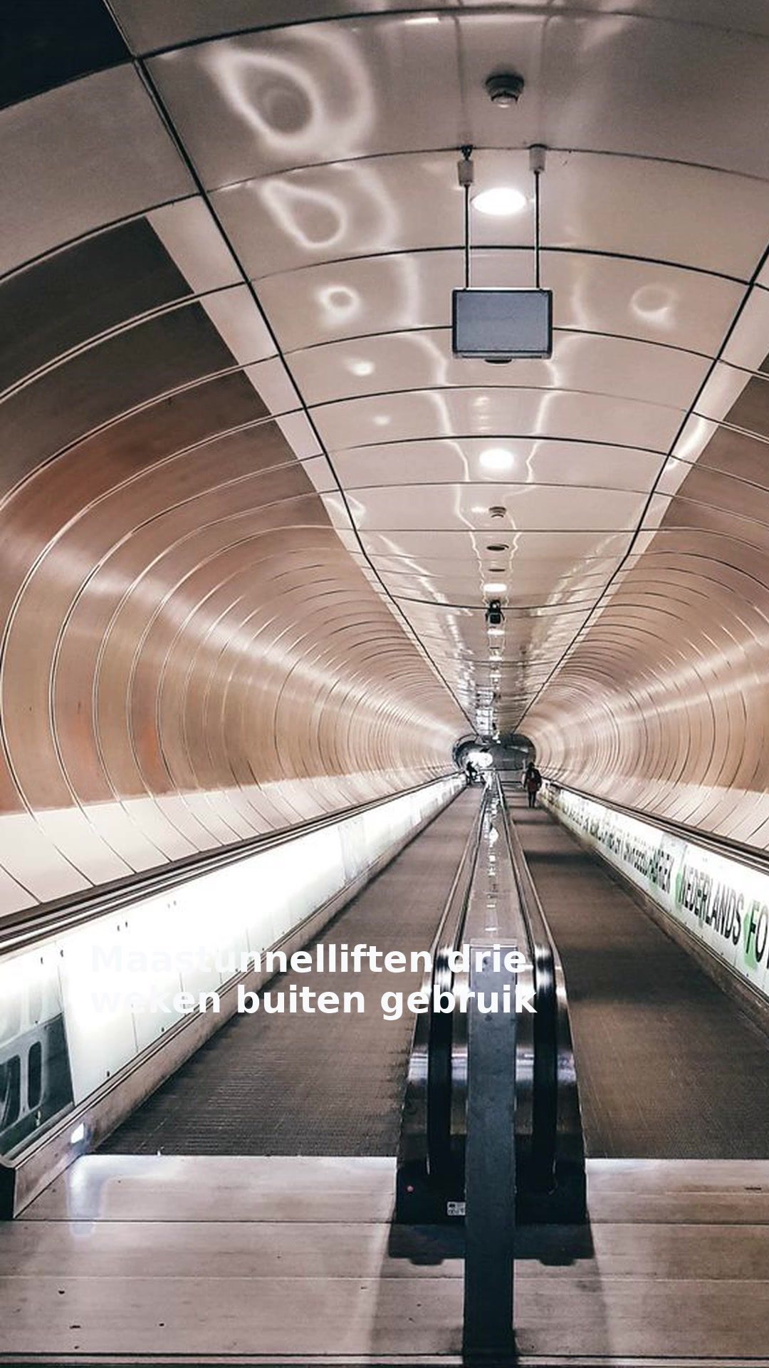 Maastunnelliften drie weken buiten gebruik