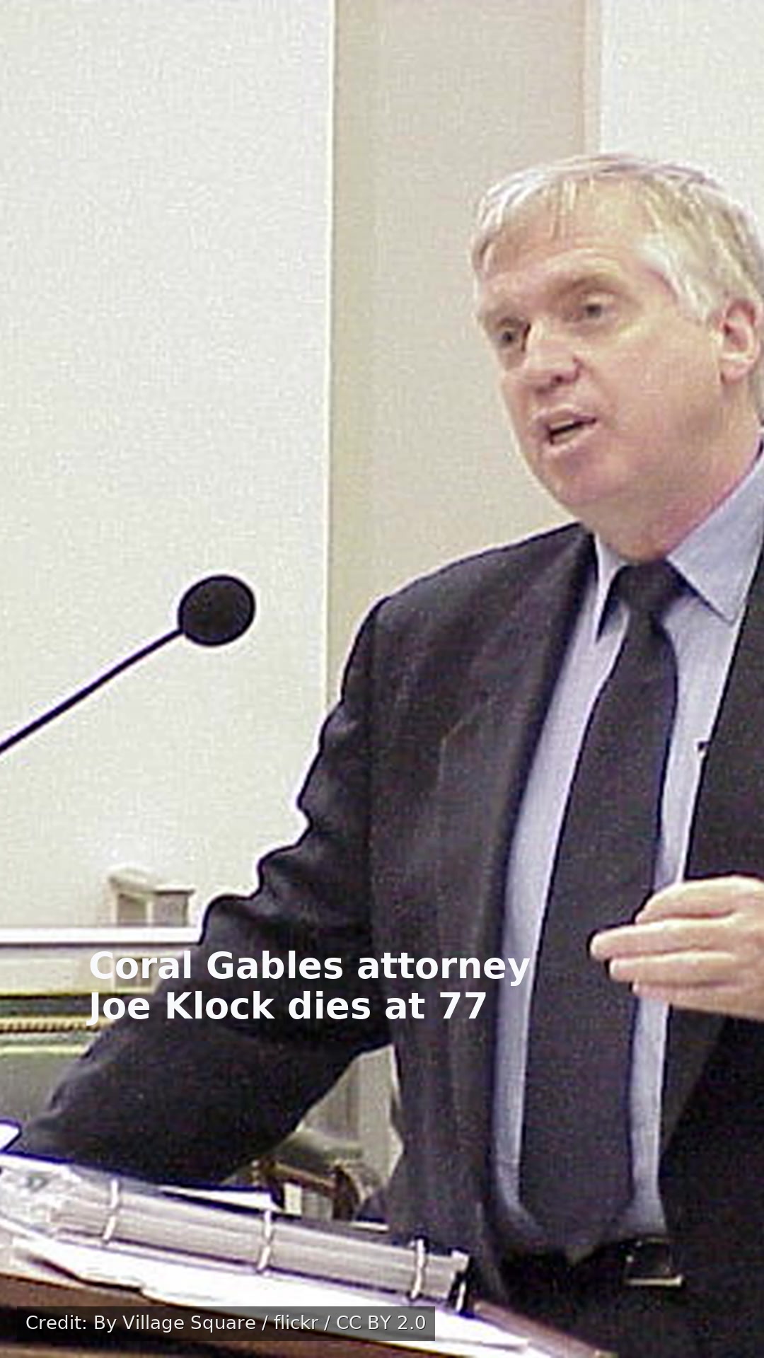 Coral Gables attorney Joe Klock dies at 77