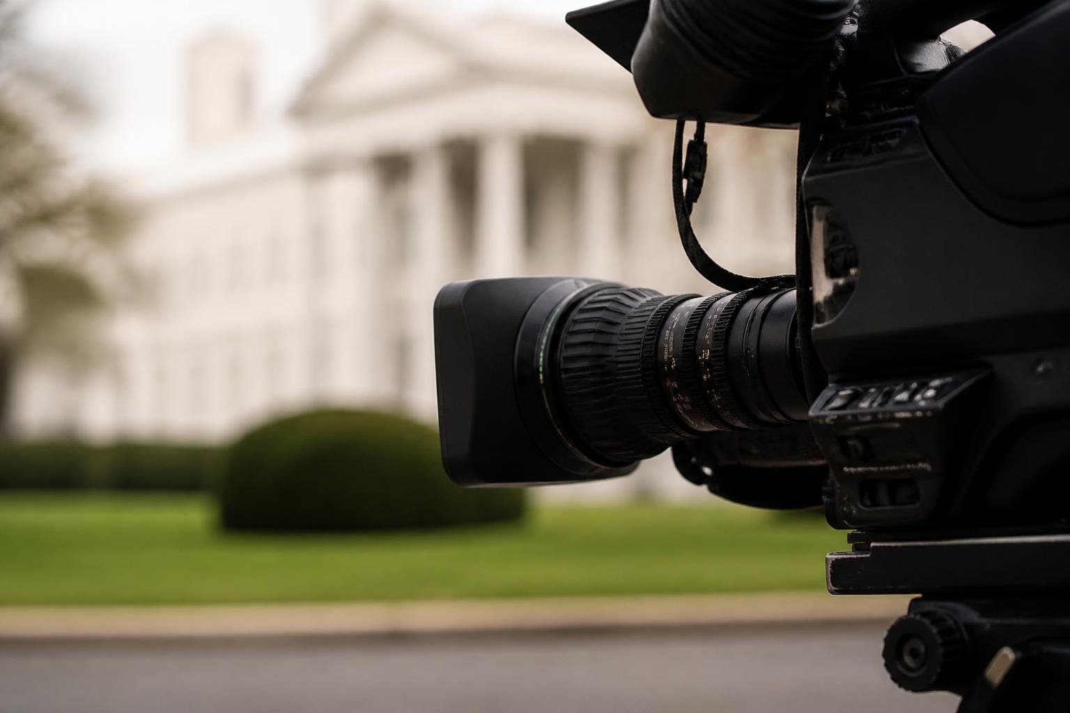 Justice Department says it is investigating TV networks over Trump pool coverage Justice Department says it is investigating TV networks over Trump pool coverage