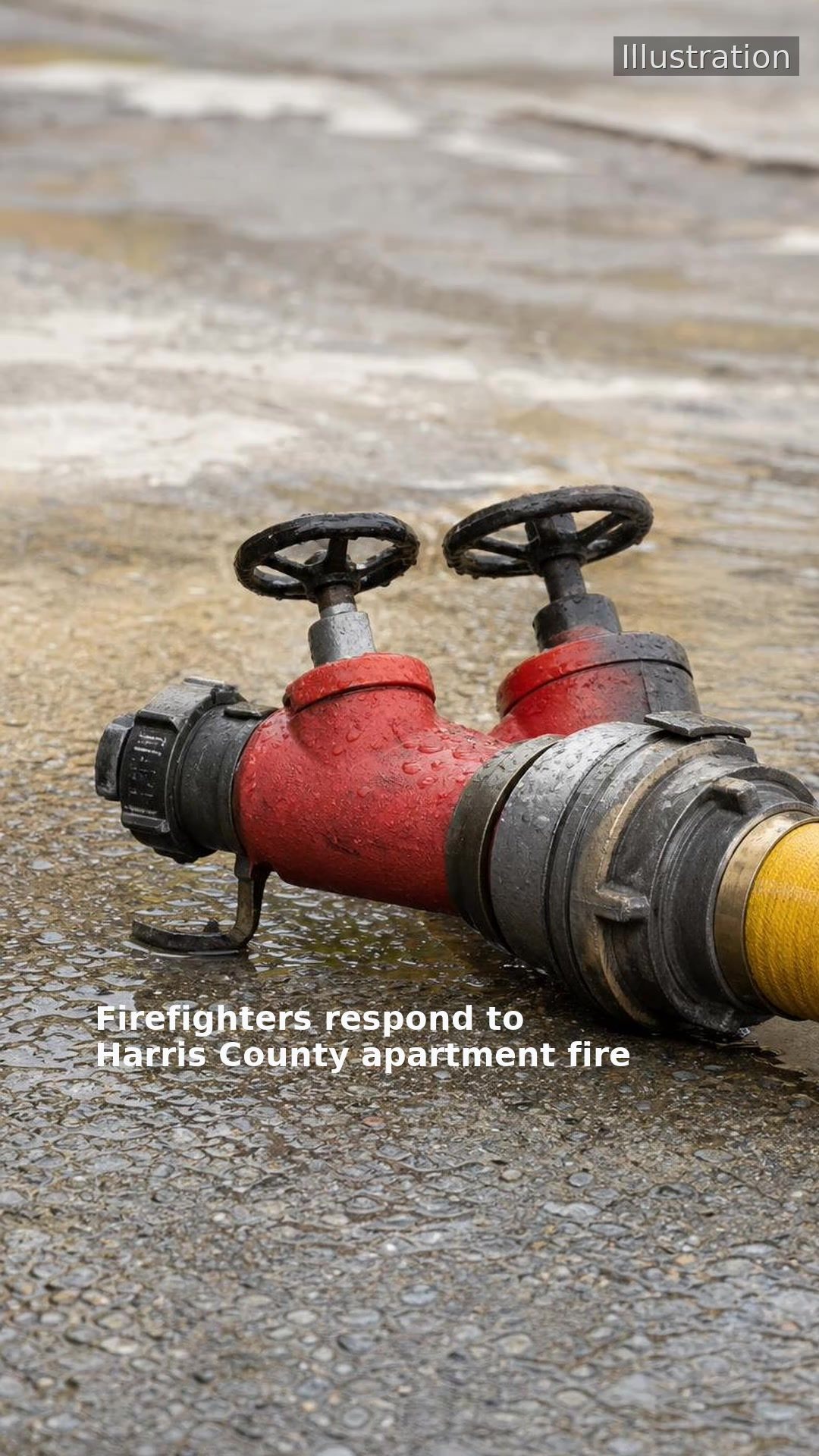 Firefighters respond to Harris County apartment fire