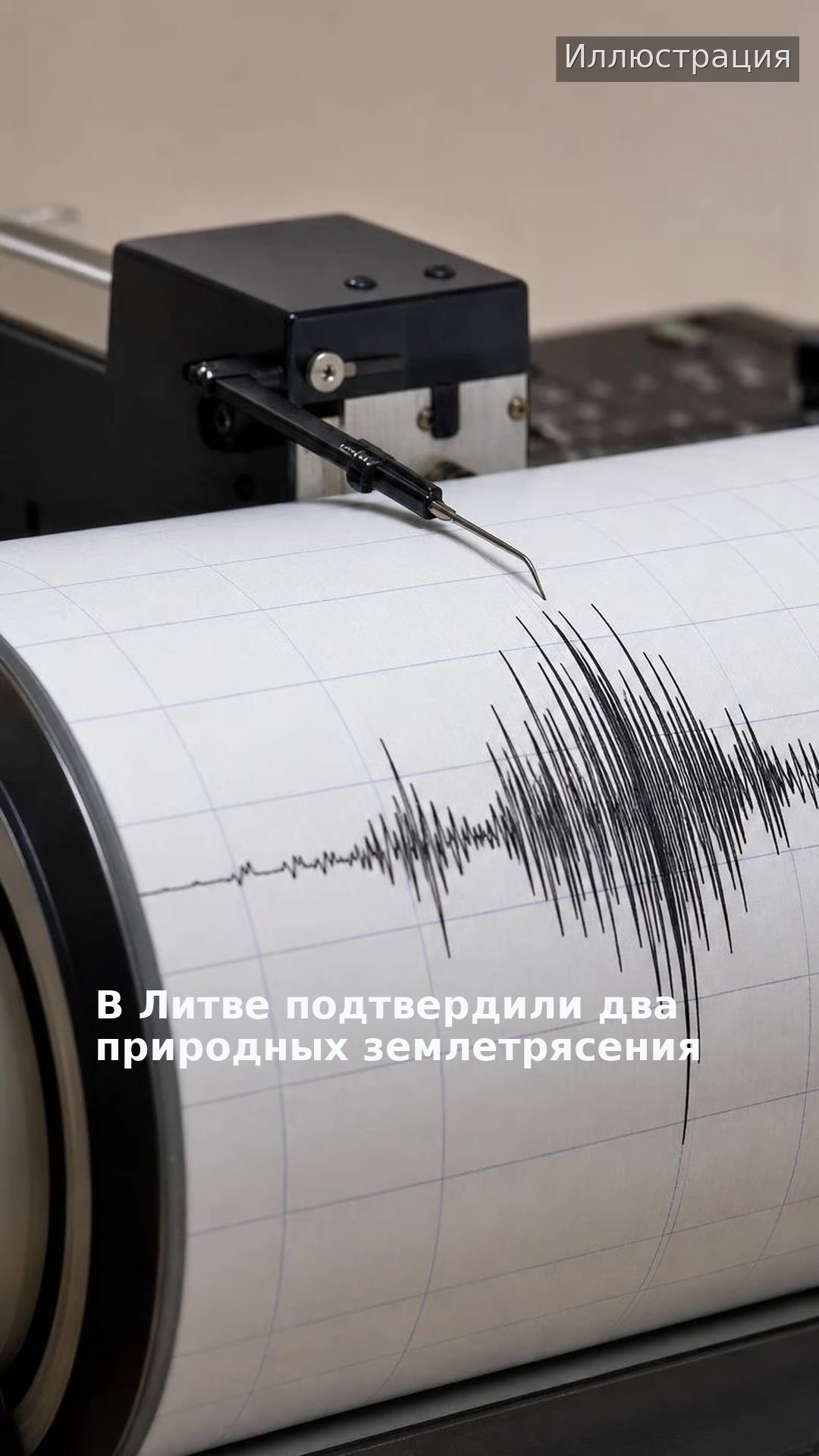 В Литве подтвердили два природных землетрясения
