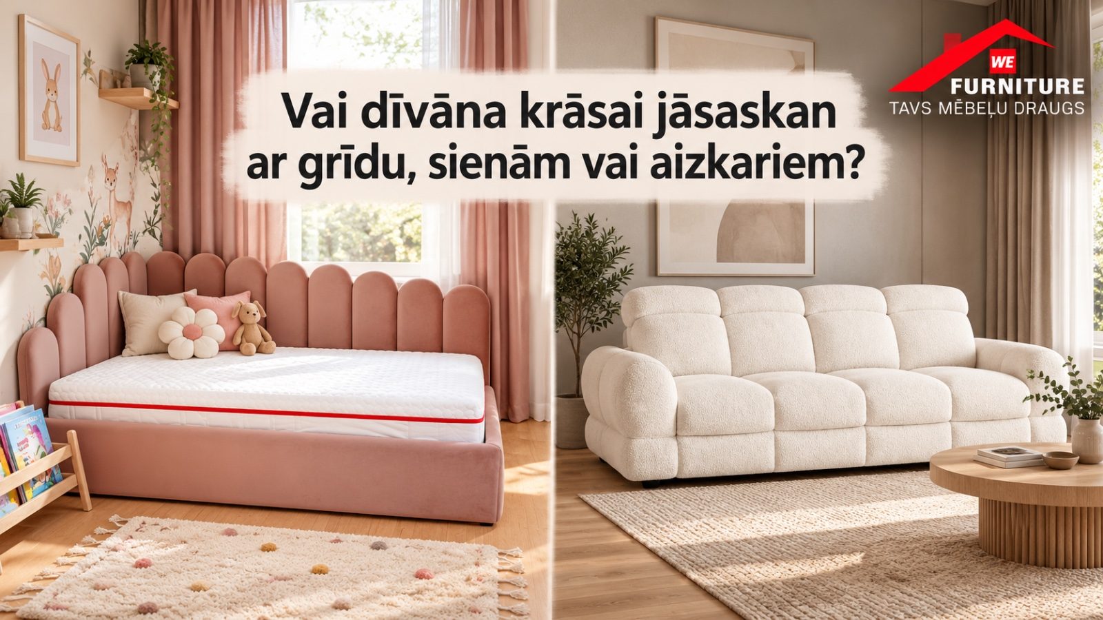 Vai dīvāna krāsai jāsaskan ar grīdu, sienām vai aizkariem? Vai dīvāna krāsai jāsaskan ar grīdu, sienām vai aizkariem?