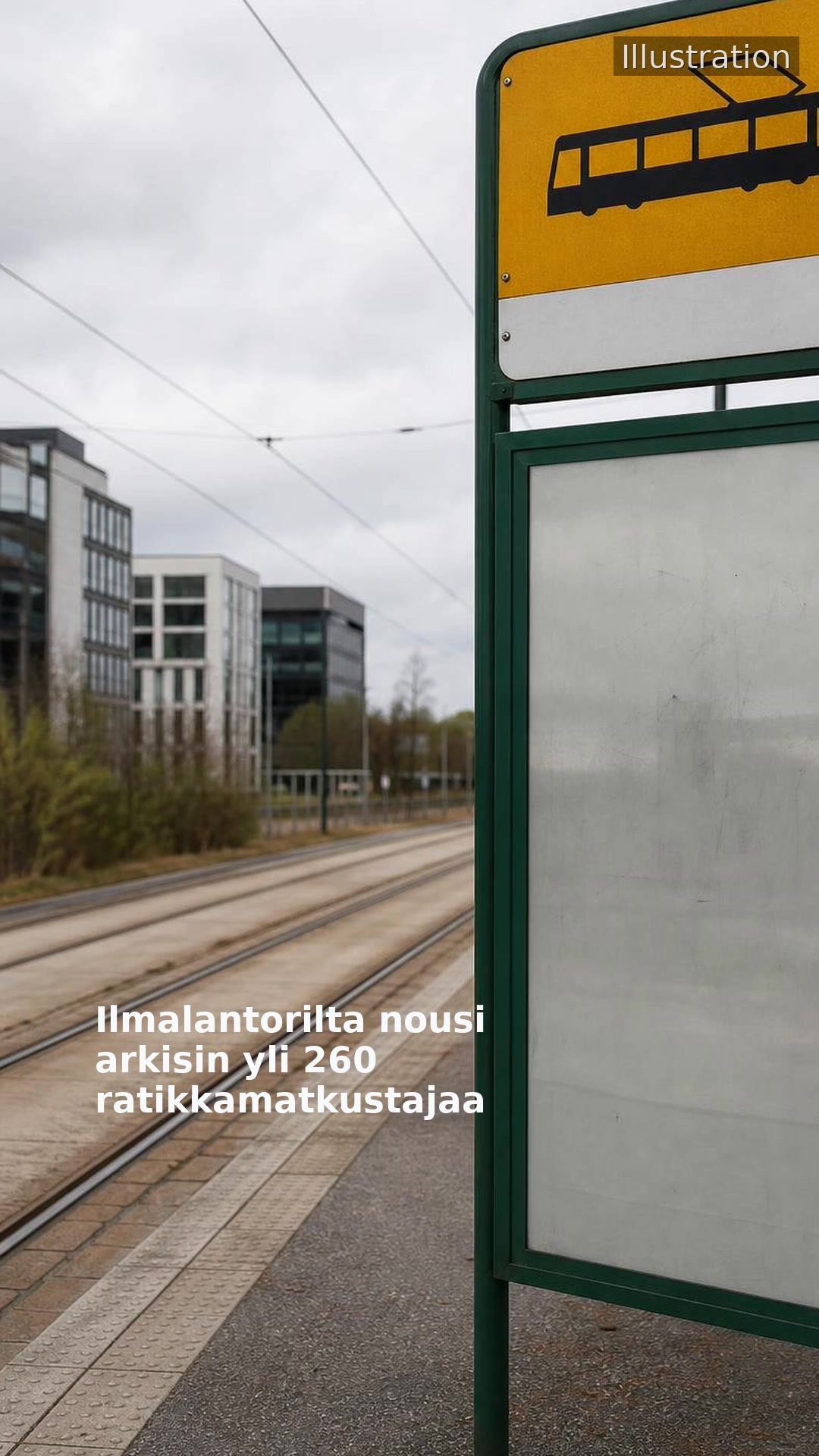 Ilmalantorilta nousi arkisin yli 260 ratikkamatkustajaa