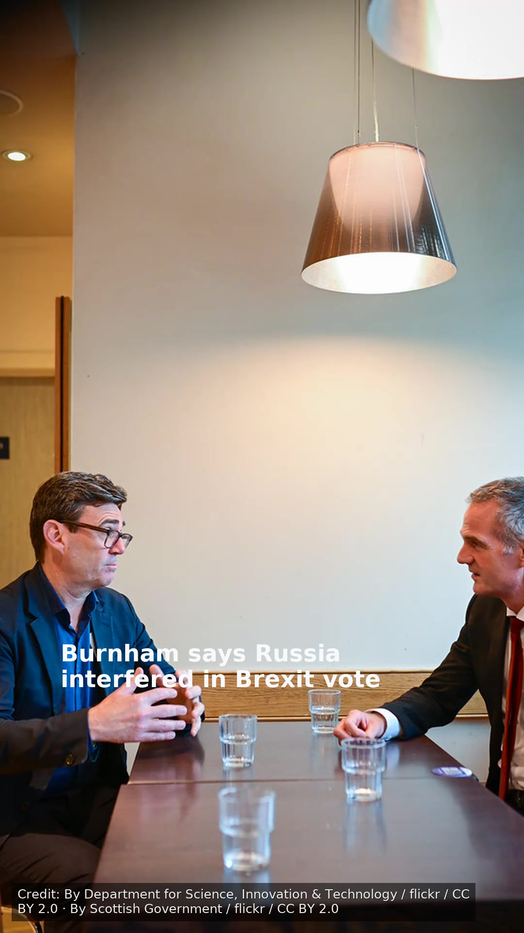Burnham says Russia interfered in Brexit vote