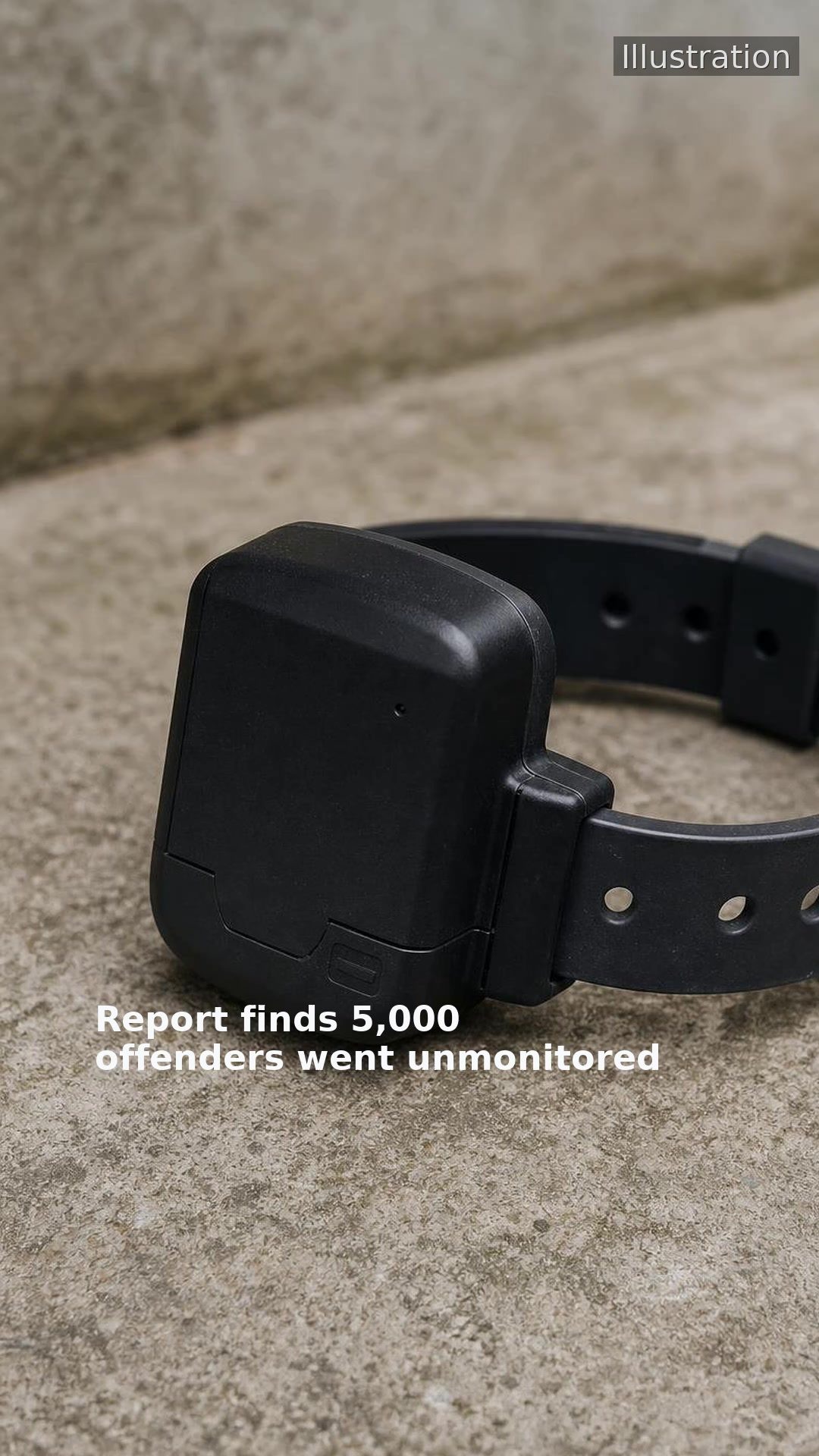Report finds 5,000 offenders went unmonitored