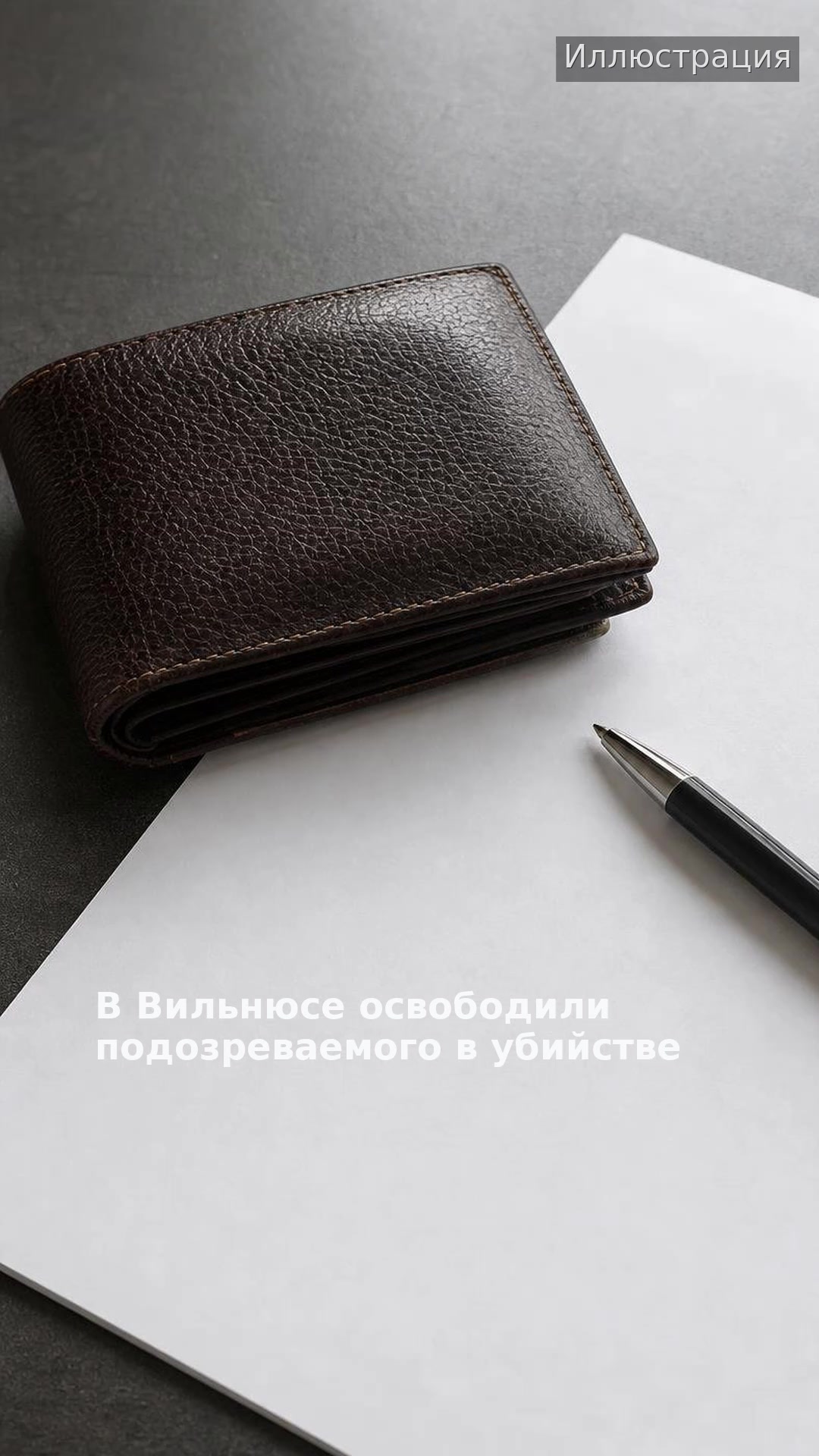 В Вильнюсе освободили подозреваемого в убийстве