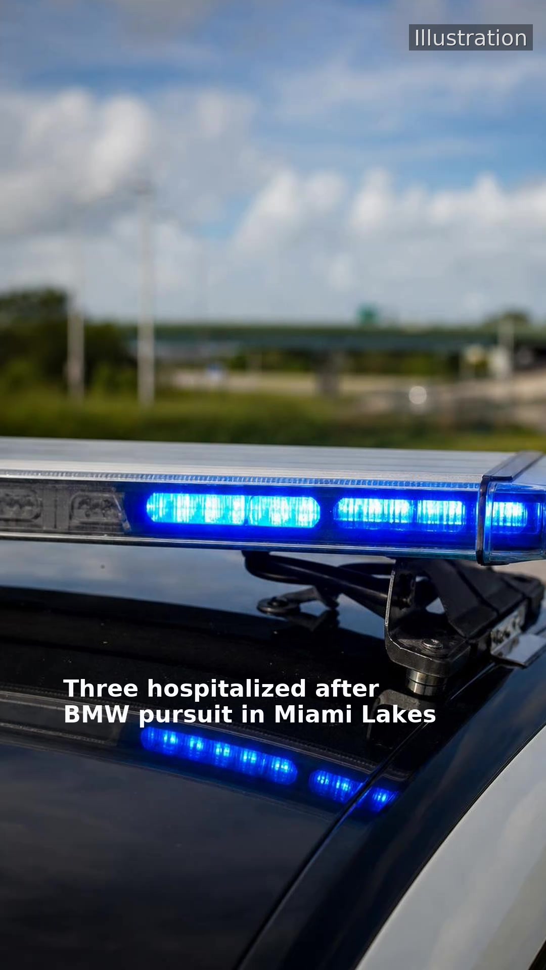 Three hospitalized after BMW pursuit in Miami Lakes