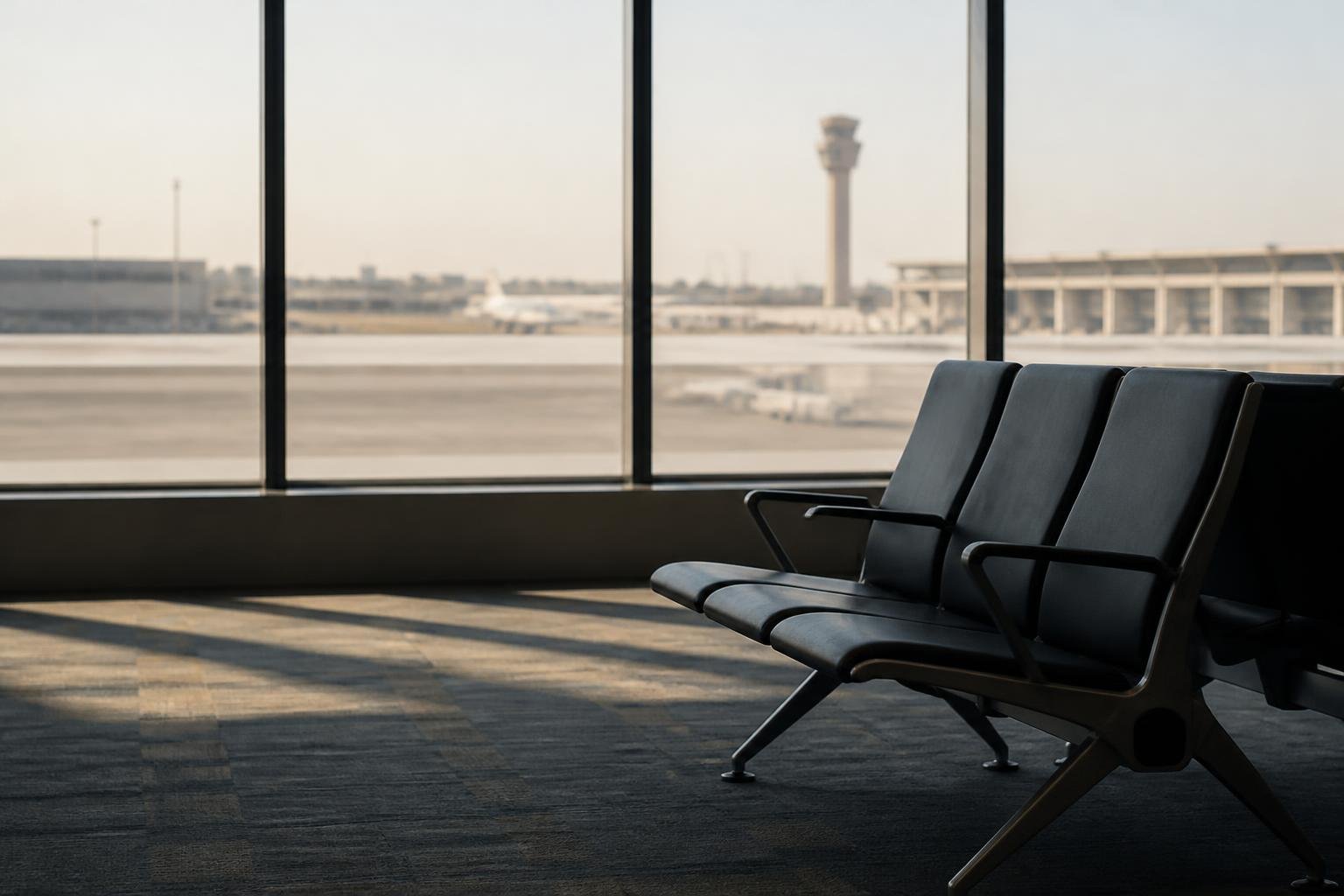 CCTV shows people taking cover during strike at Riyadh airport