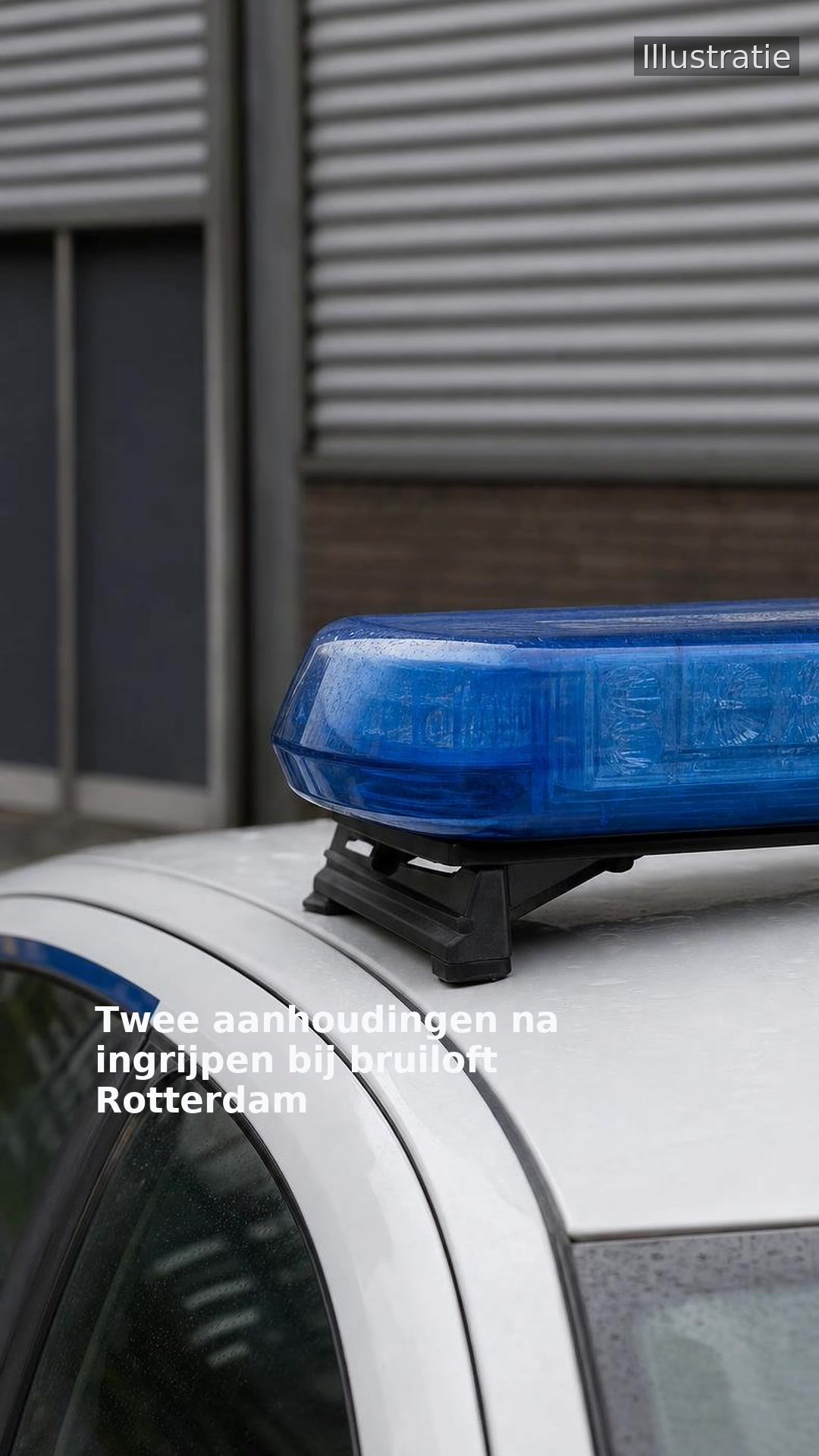 Twee aanhoudingen na ingrijpen bij bruiloft Rotterdam