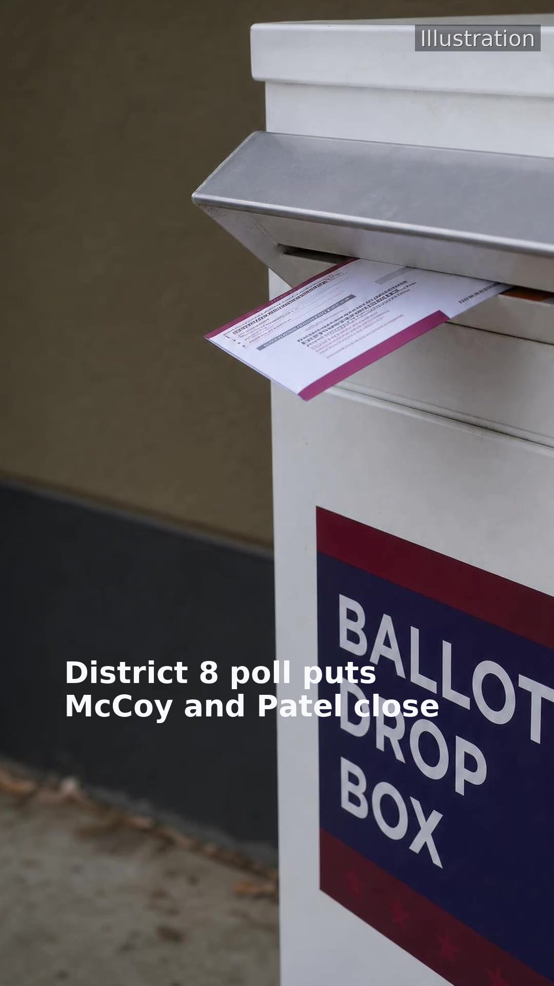 District 8 poll puts McCoy and Patel close