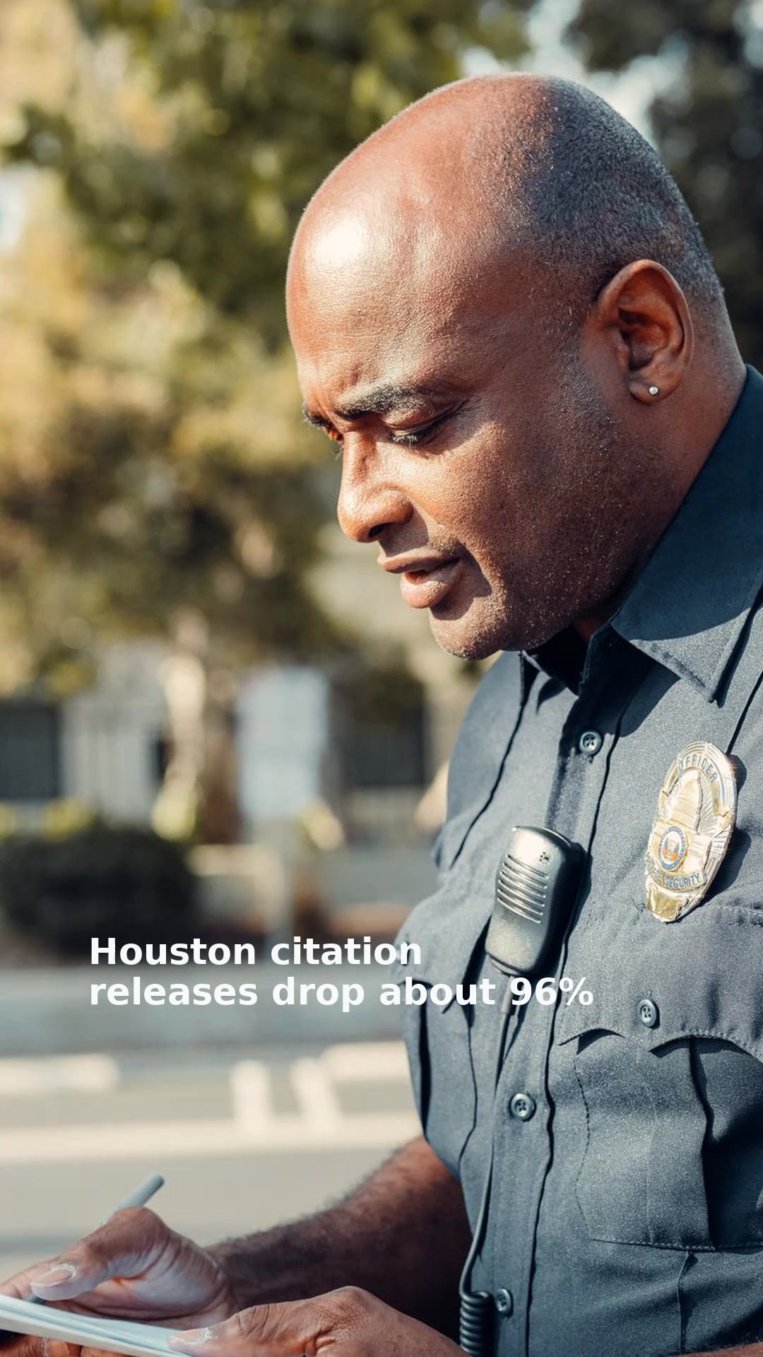 Houston citation releases drop about 96%
