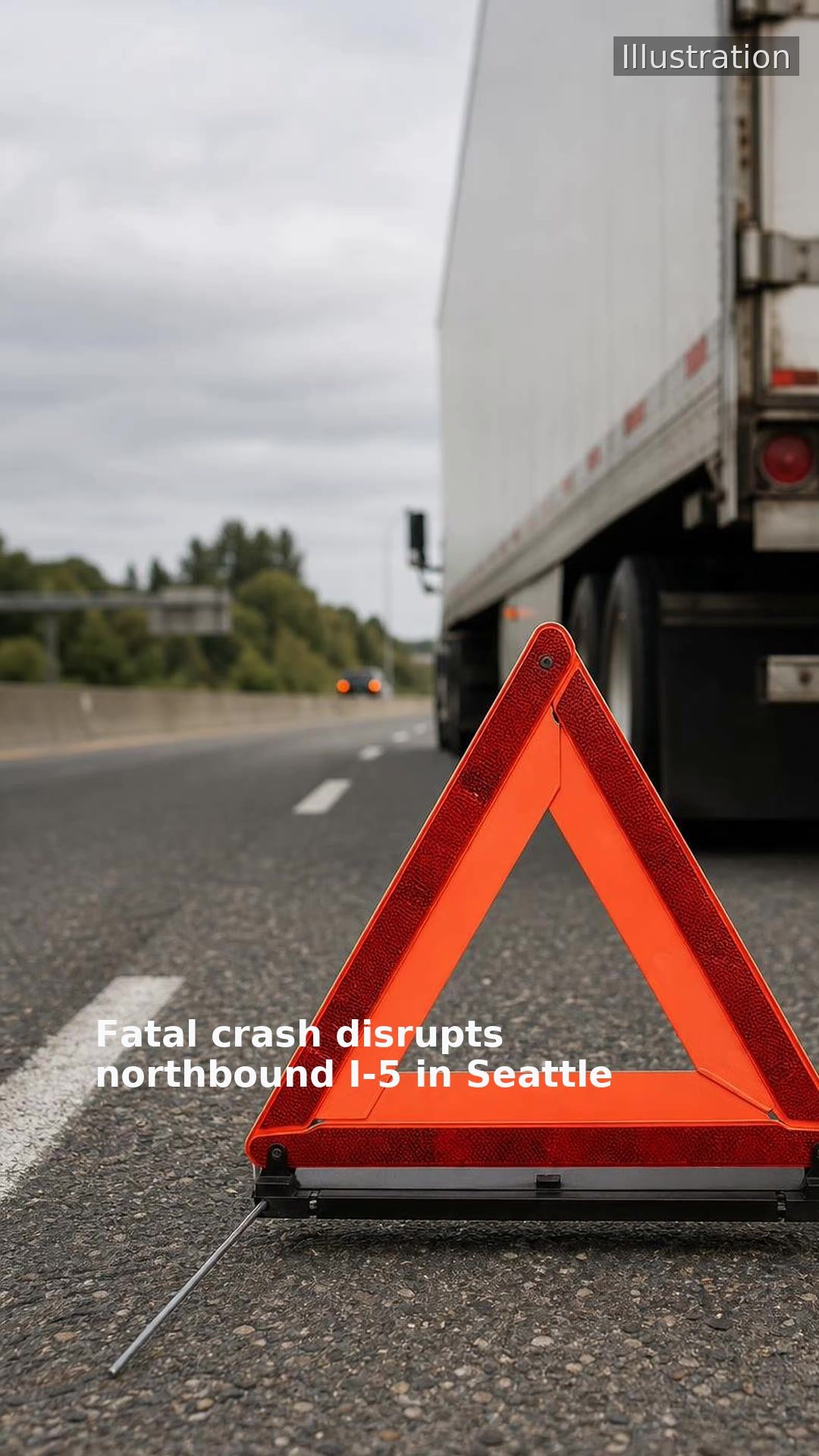 Fatal crash disrupts northbound I-5 in Seattle