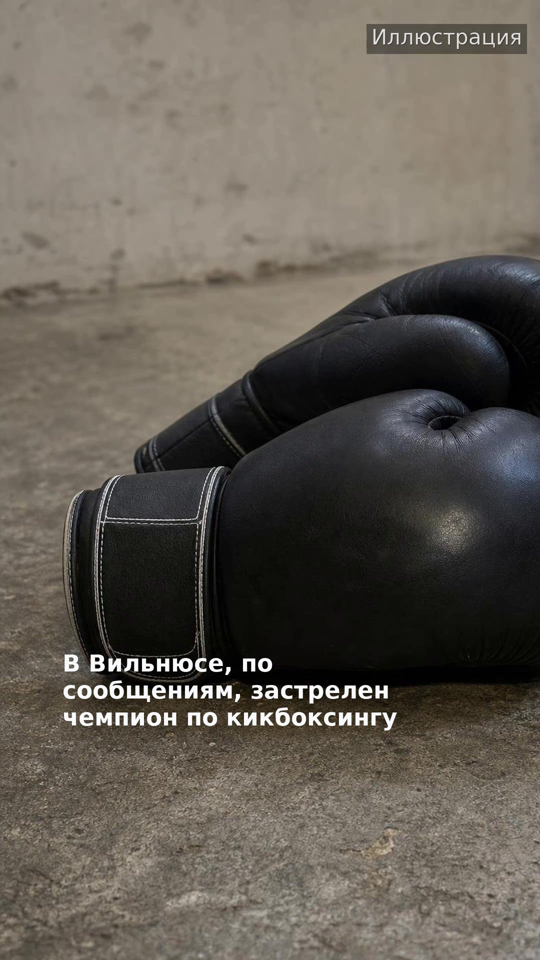 В Вильнюсе, по сообщениям, застрелен чемпион по кикбоксингу