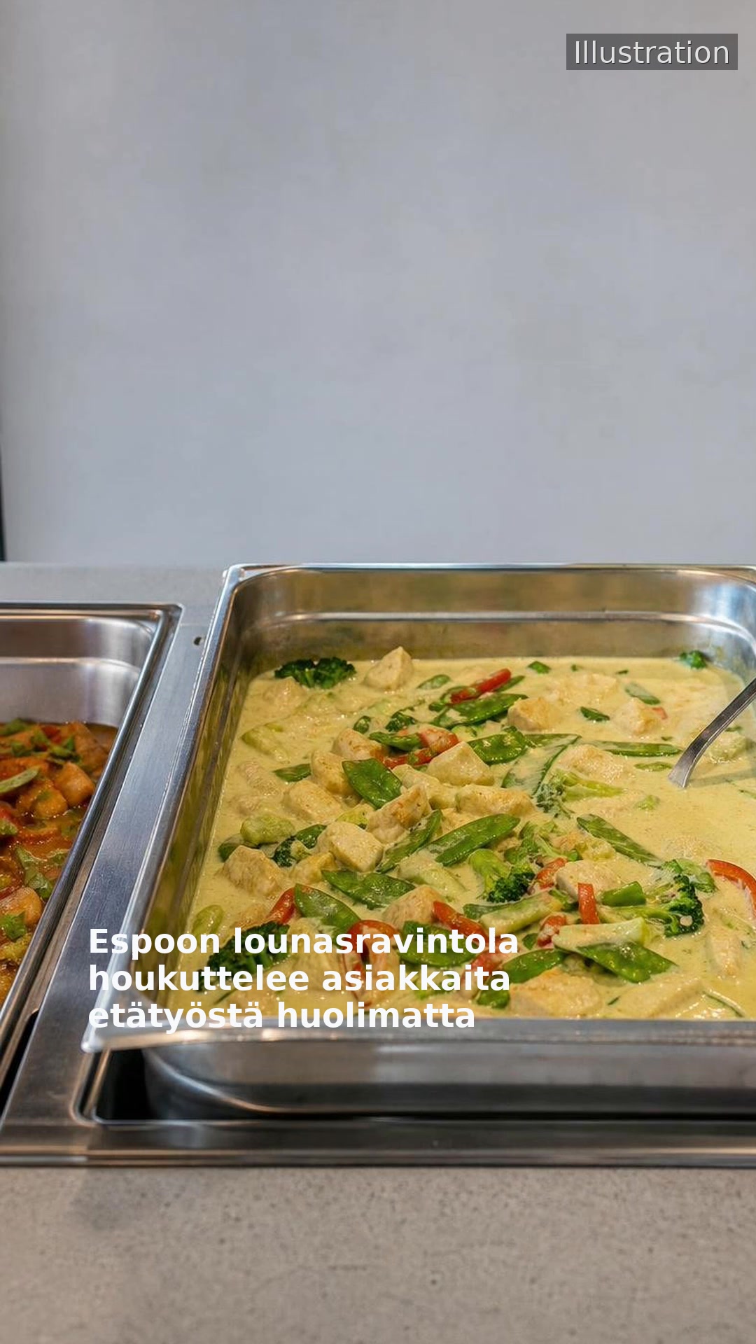 Espoon lounasravintola houkuttelee asiakkaita etätyöstä huolimatta