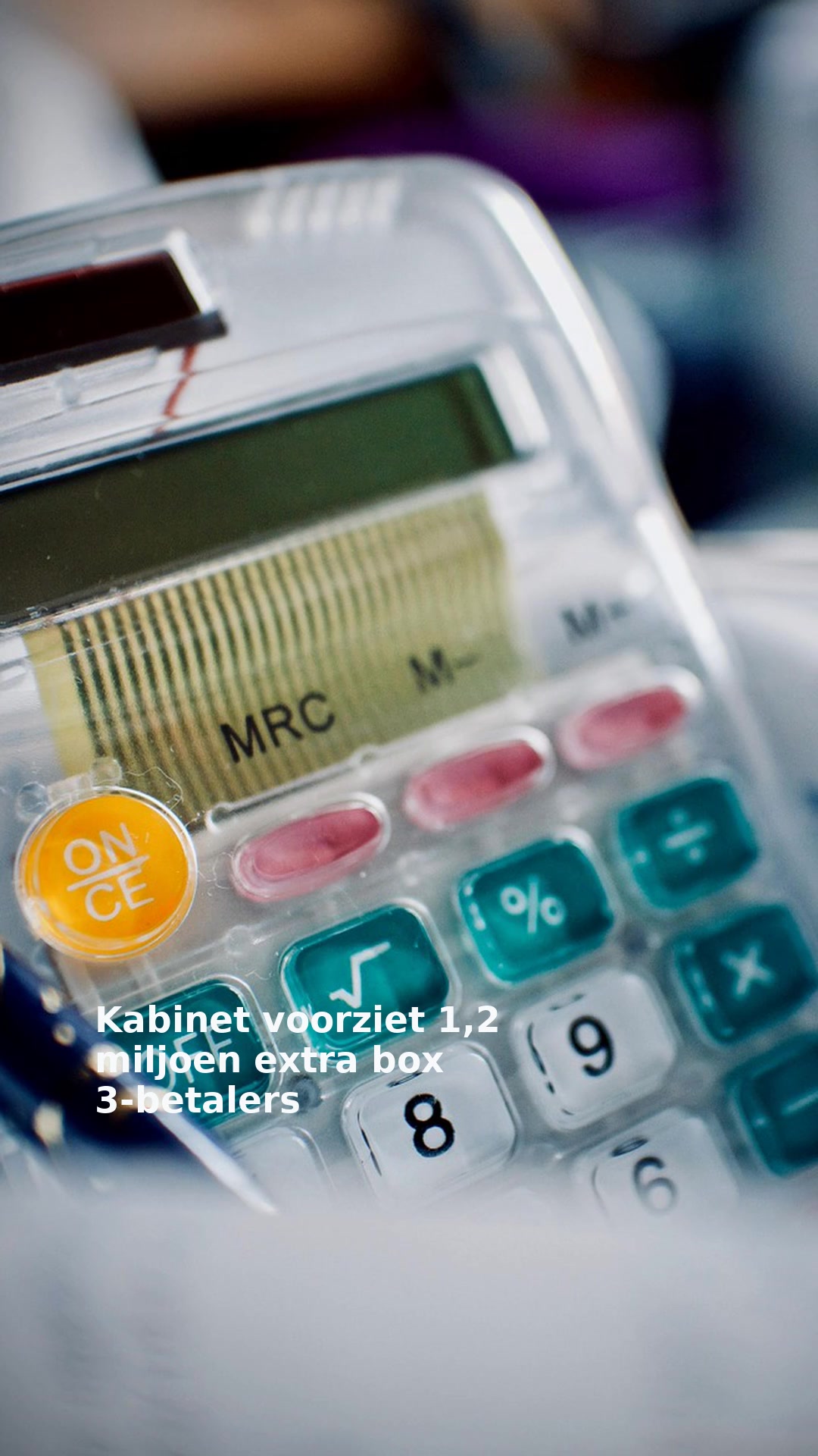 Kabinet voorziet 1,2 miljoen extra box 3-betalers