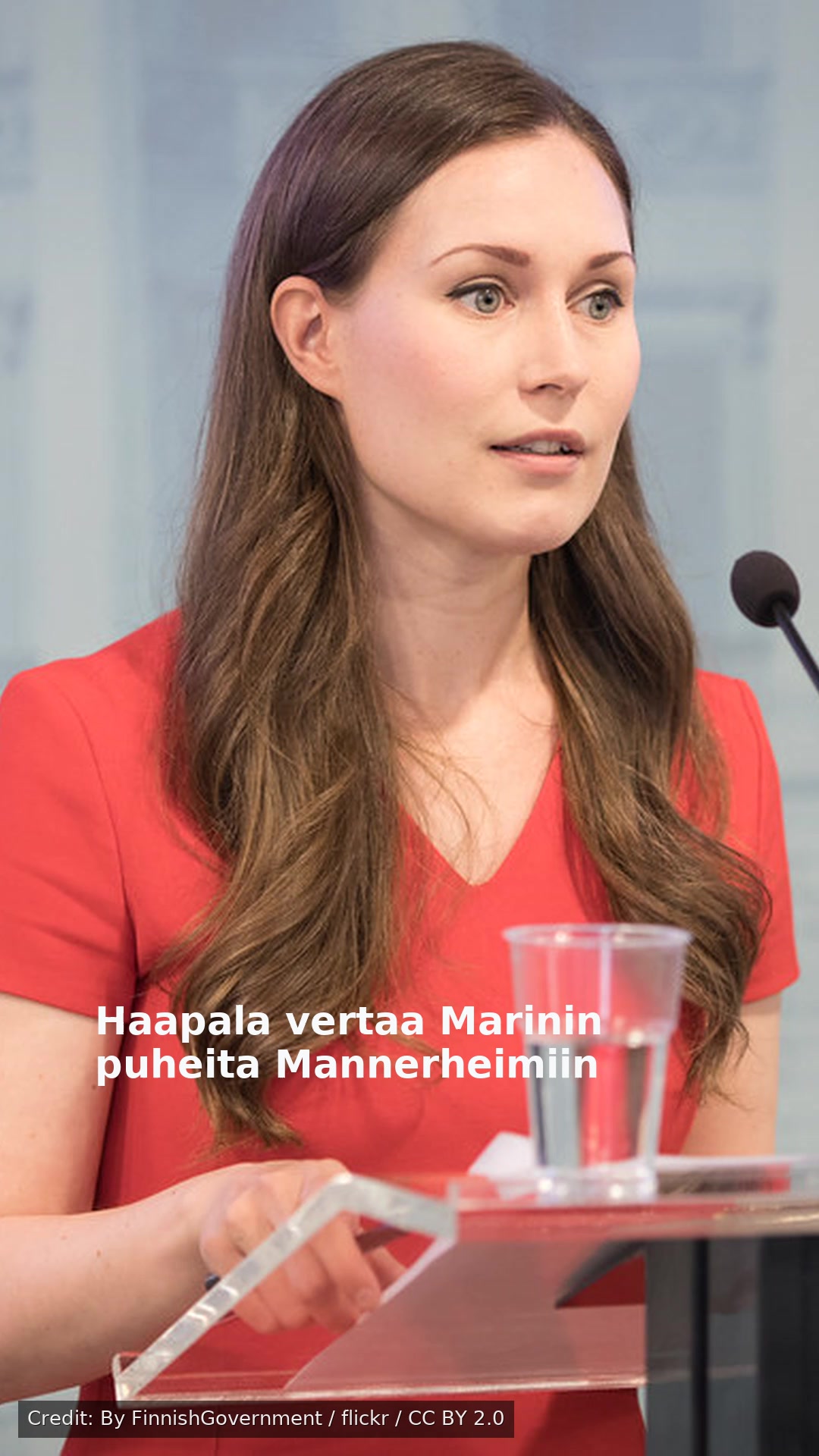 Haapala vertaa Marinin puheita Mannerheimiin