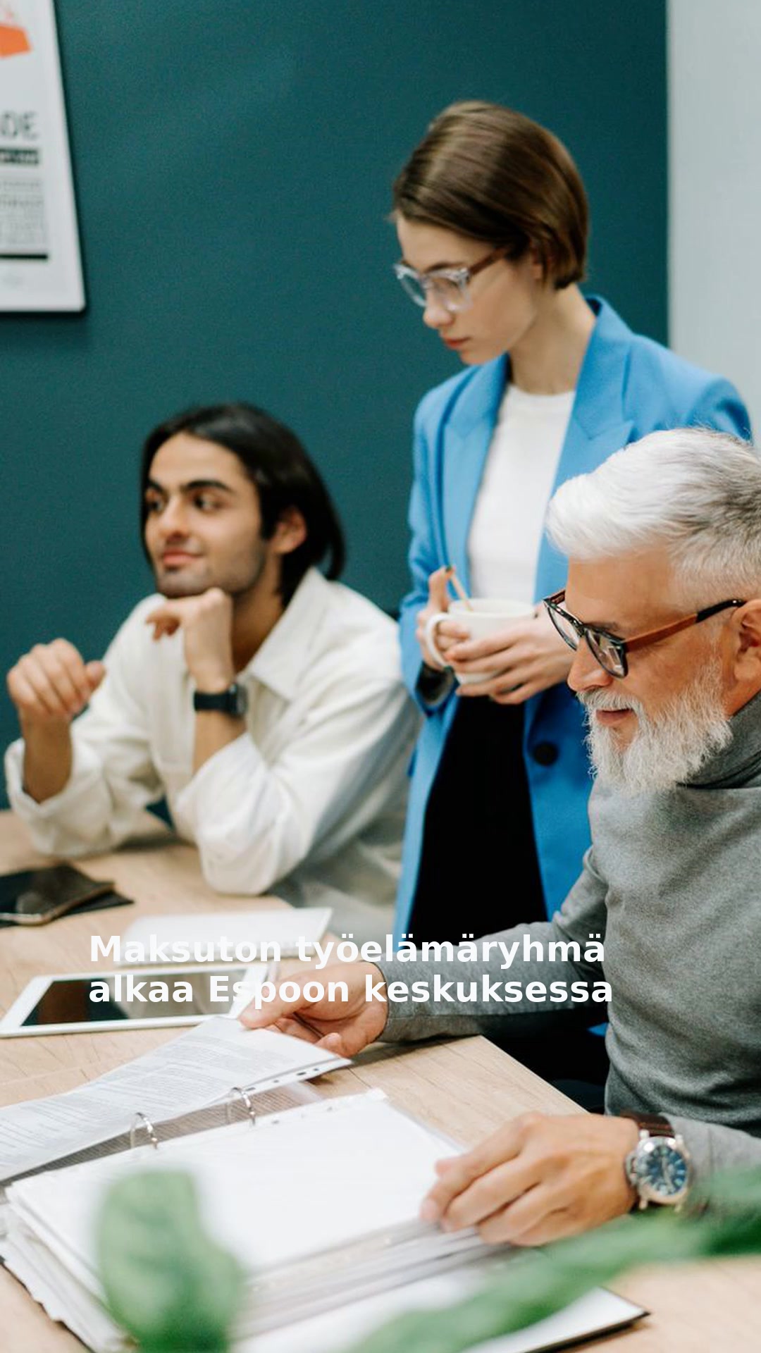 Maksuton työelämäryhmä alkaa Espoon keskuksessa