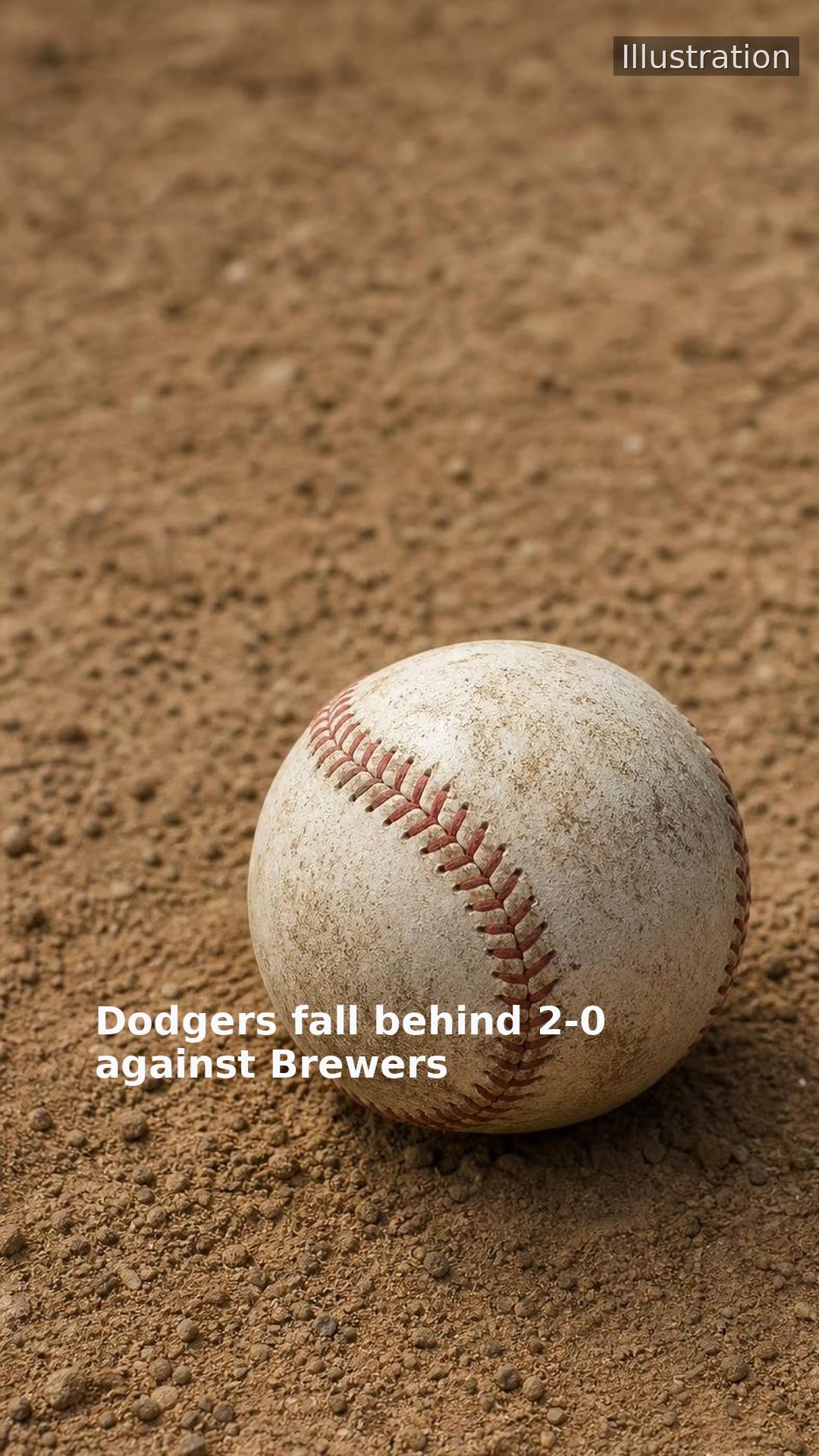 Dodgers fall behind 2-0 against Brewers
