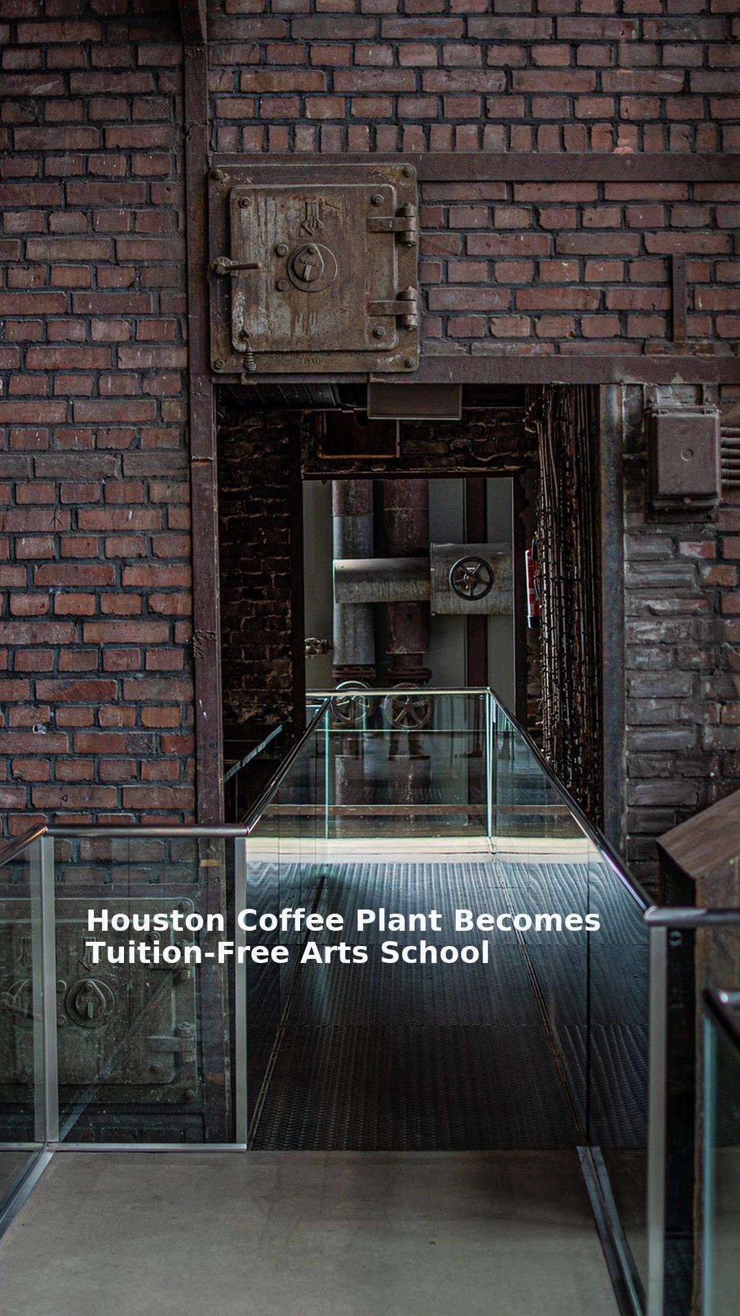 Houston Coffee Plant Becomes Tuition-Free Arts School